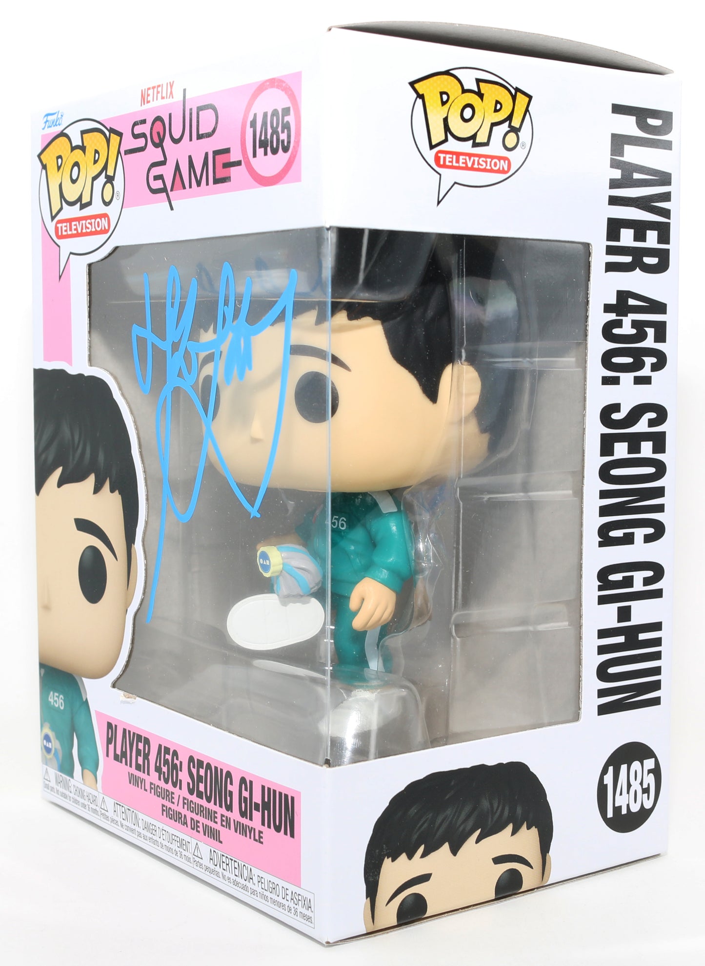 
                  
                    Lee Jung-jae as Seong Gi-Hun / Player 456 in Squid Game Signed Funko POP! #1485
                  
                