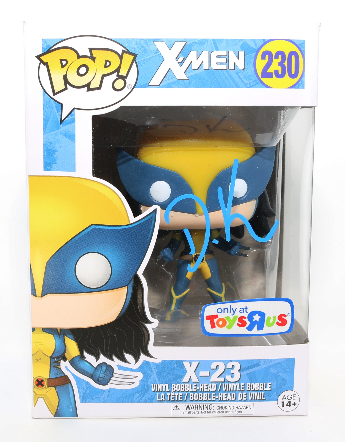
                  
                    Dafne Keen as X-23 from Logan / X-Men Comics Toys'R'us Exclusive Signed Funko POP! #230
                  
                