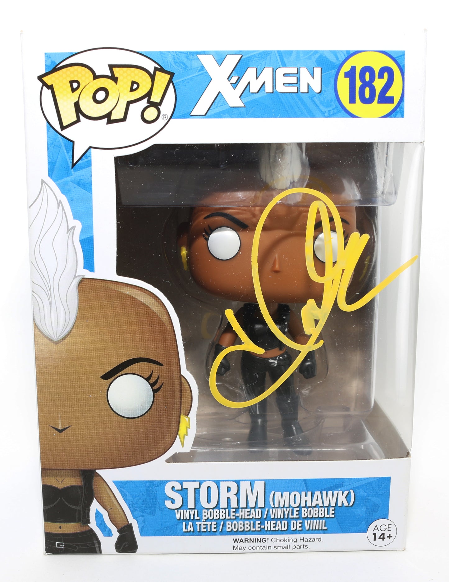 
                  
                    Halle Berry as Storm [Mohawk] in X-Men Comics Signed Funko POP! #182
                  
                