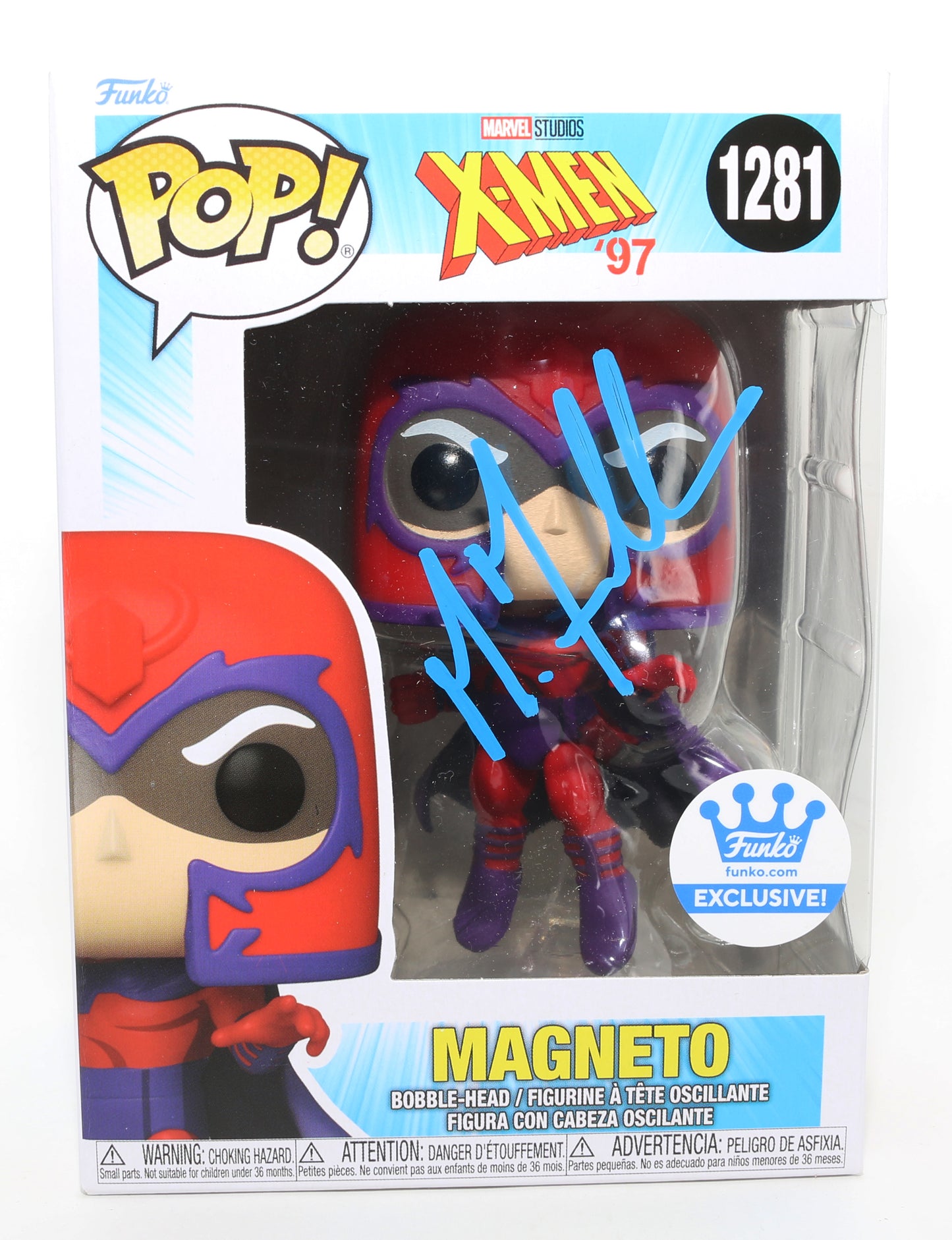 
                  
                    Michael Fassbender as Magneto in X-Men Funko Store Exclusive Signed Funko POP! #1281
                  
                