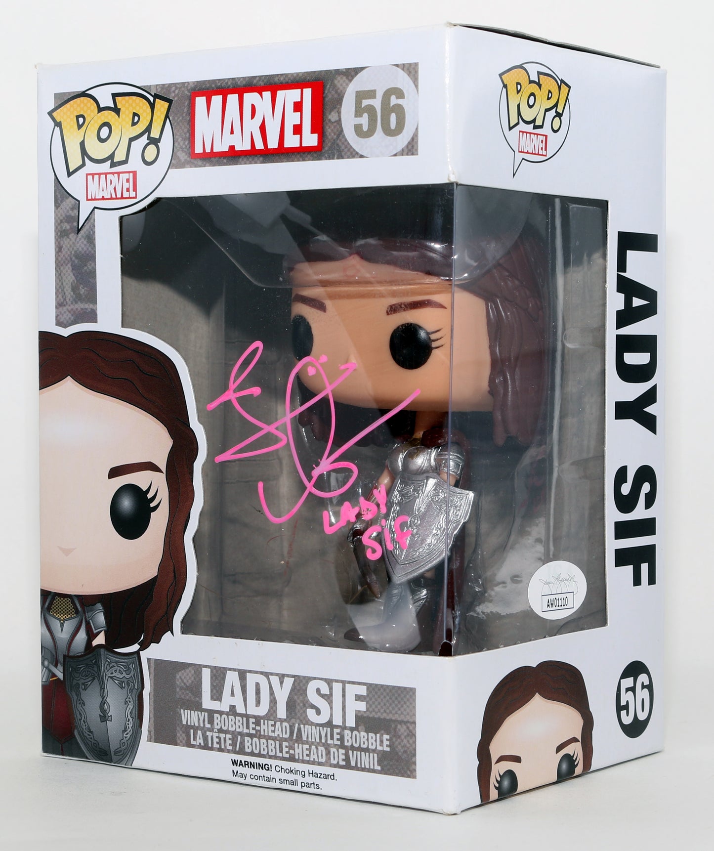 
                  
                    Jaimie Alexander as Sif in Thor: Love & Thunder (JSA) Signed Funko POP! #56 with Character Name
                  
                