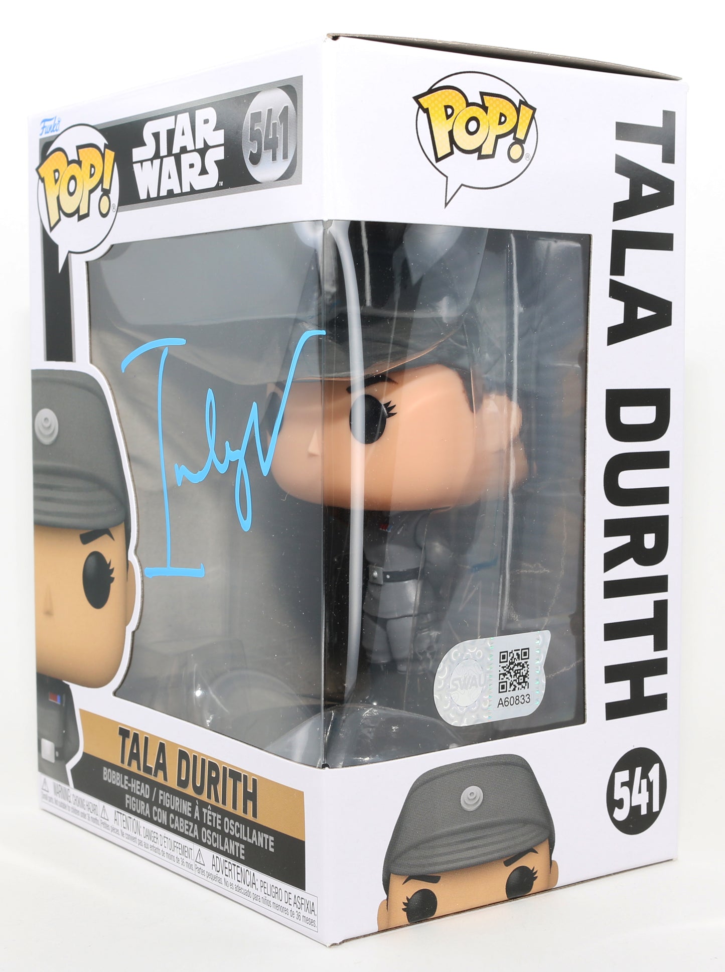 
                  
                    Indira Varma as Tala Durith in Star Wars: Obi-Wan Kenobi (SWAU) Signed Funko POP! #541
                  
                