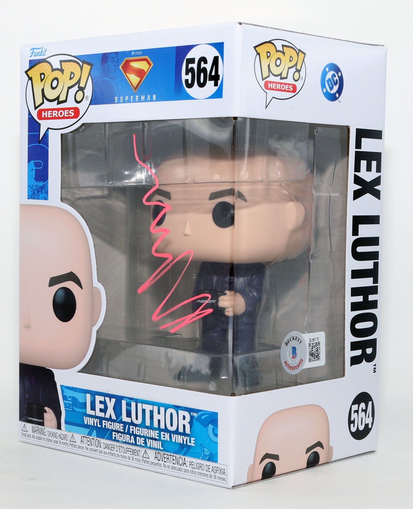 
                  
                    Nicholas Hoult as Lex Luthor in James Gunn's Superman (Beckett) Signed Funko POP! #564
                  
                