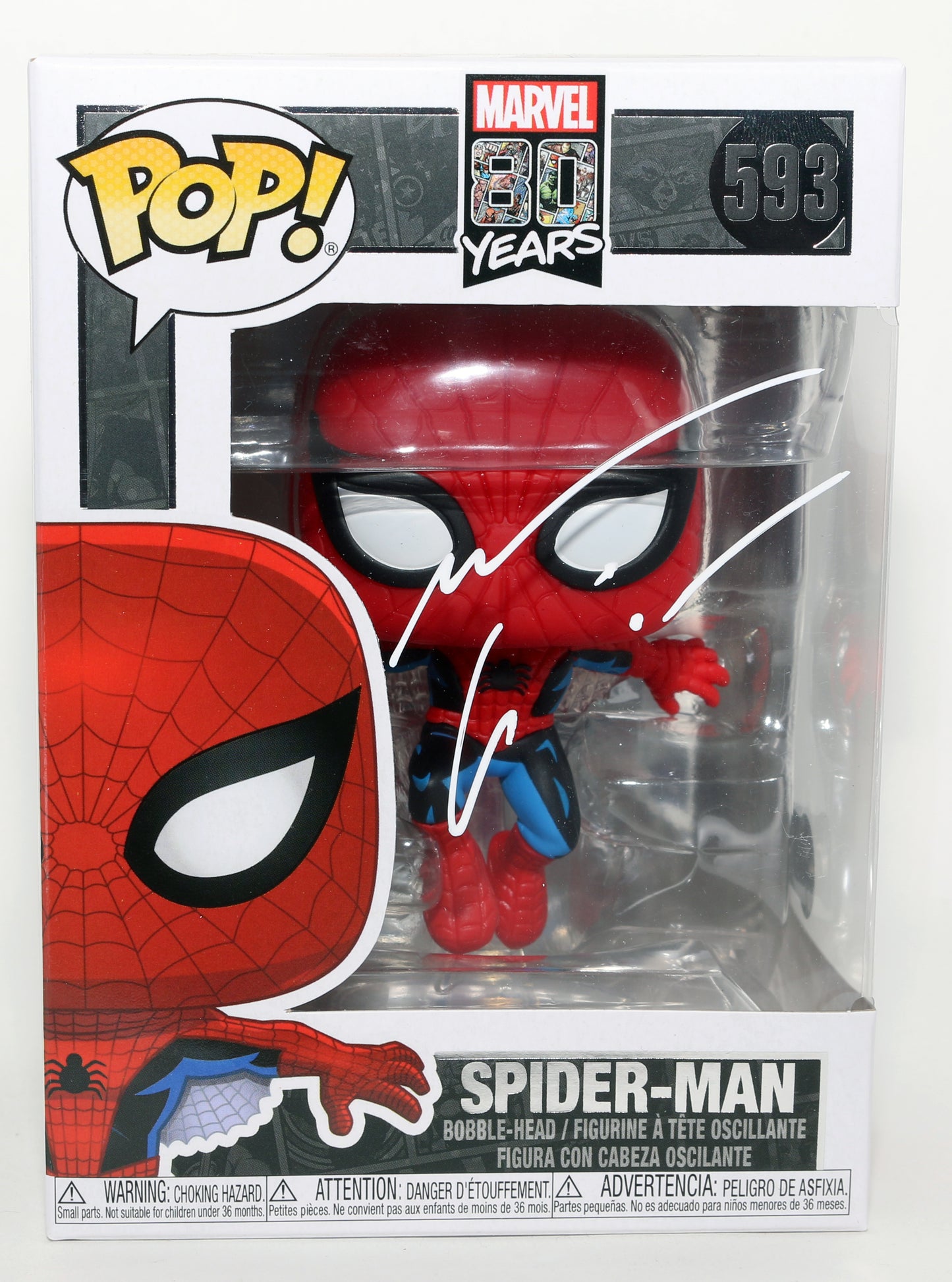 
                  
                    Andrew Garfield as Spider-Man in The Amazing Spider-Man (Beckett) Signed Funko POP! #593
                  
                