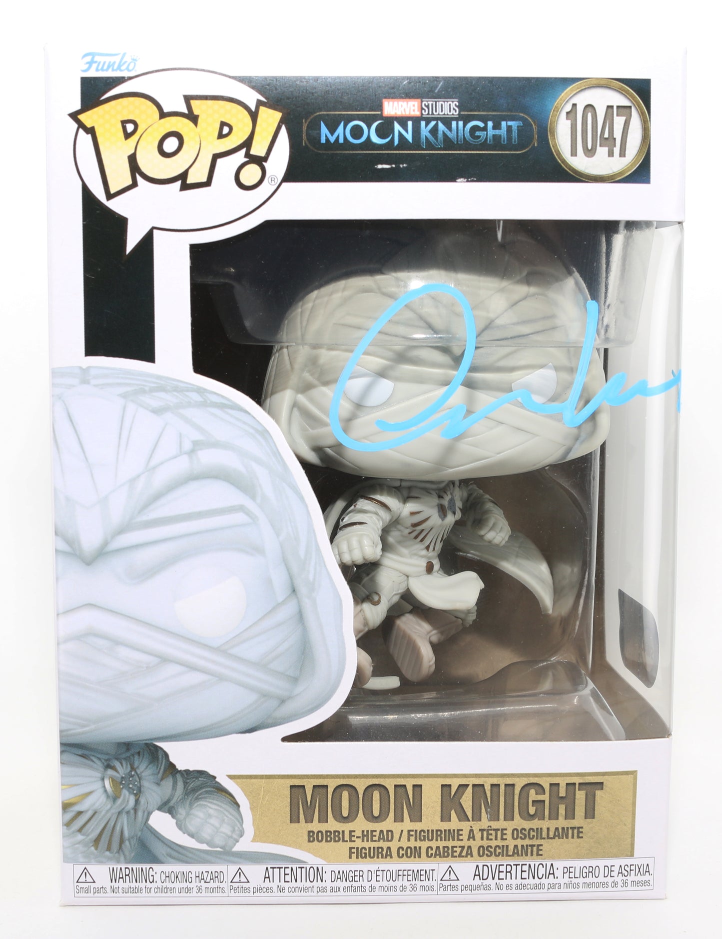
                  
                    Oscar Isaac as Moon Knight in Moon Knight (SWAU) Signed Funko POP! #1047
                  
                