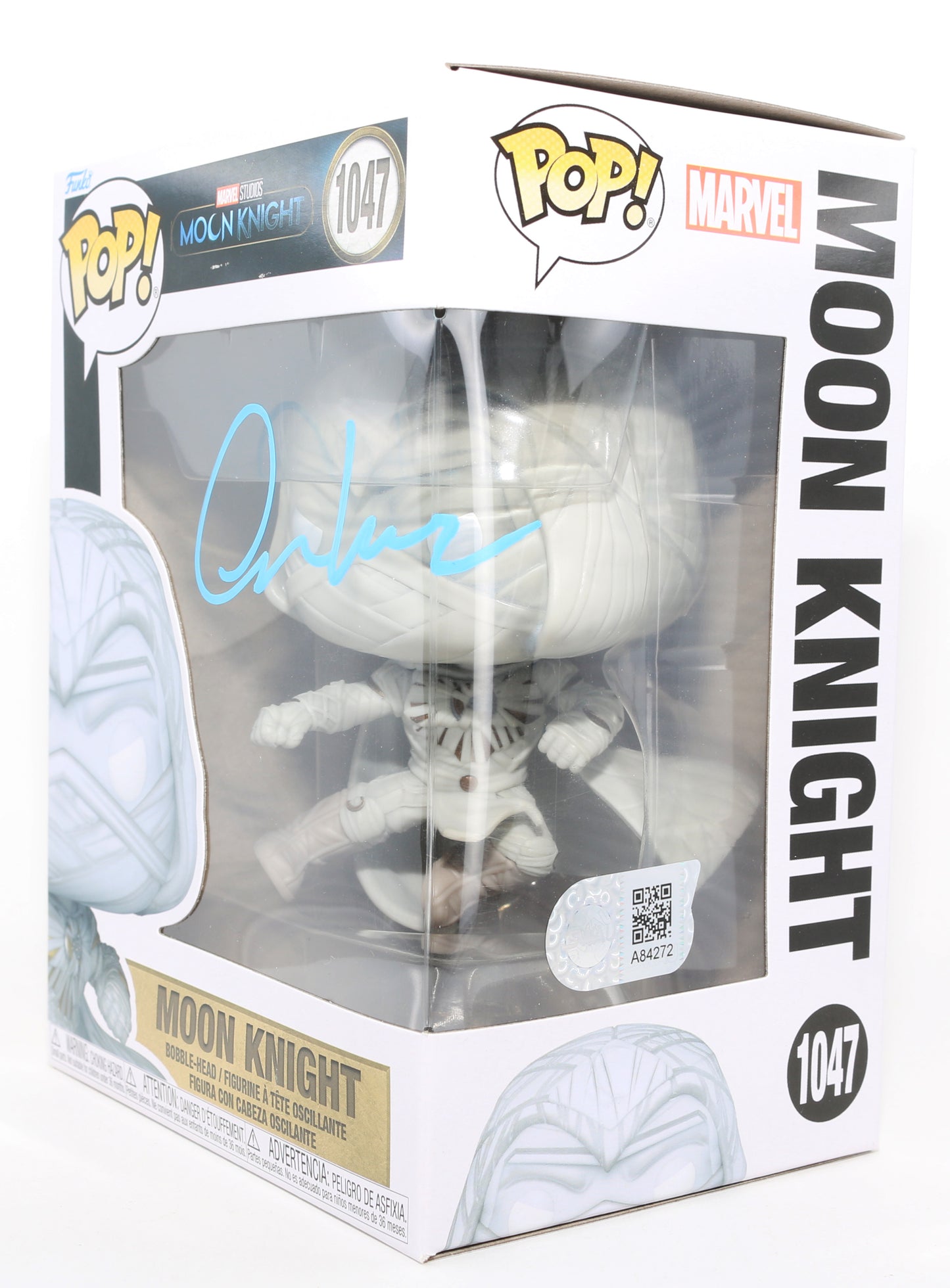 
                  
                    Oscar Isaac as Moon Knight in Moon Knight (SWAU) Signed Funko POP! #1047
                  
                