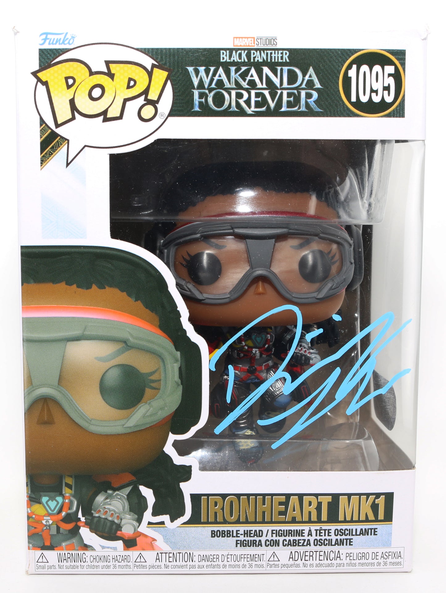 
                  
                    Dominique Thorne as Riri Williams / Ironheart in Black Panther: Wakanda Forever (SWAU) Signed Funko POP! #1095
                  
                