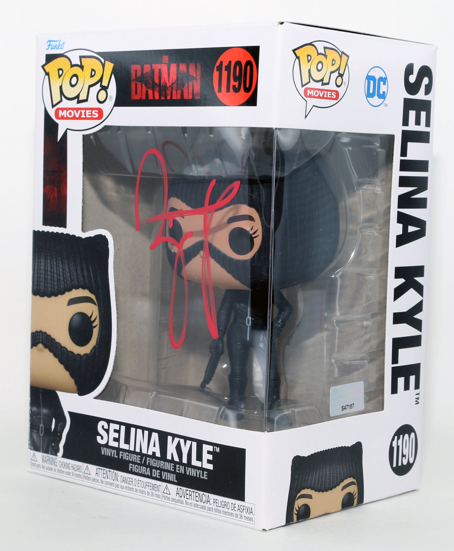 
                  
                    Zoe Kravitz as Selina Kyle in The Batman (Celebrity Authentics) Signed Funko POP! #1190
                  
                