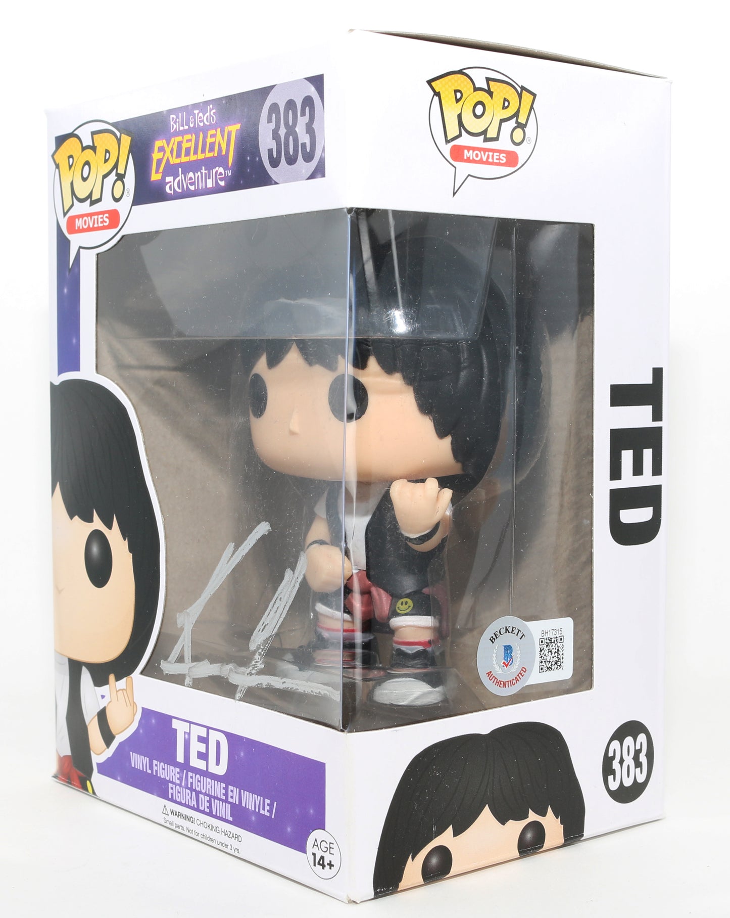 
                  
                    Keanu Reeves as Ted in Bill & Ted's Excellent Adventure (Beckett) Signed Funko POP! #383
                  
                