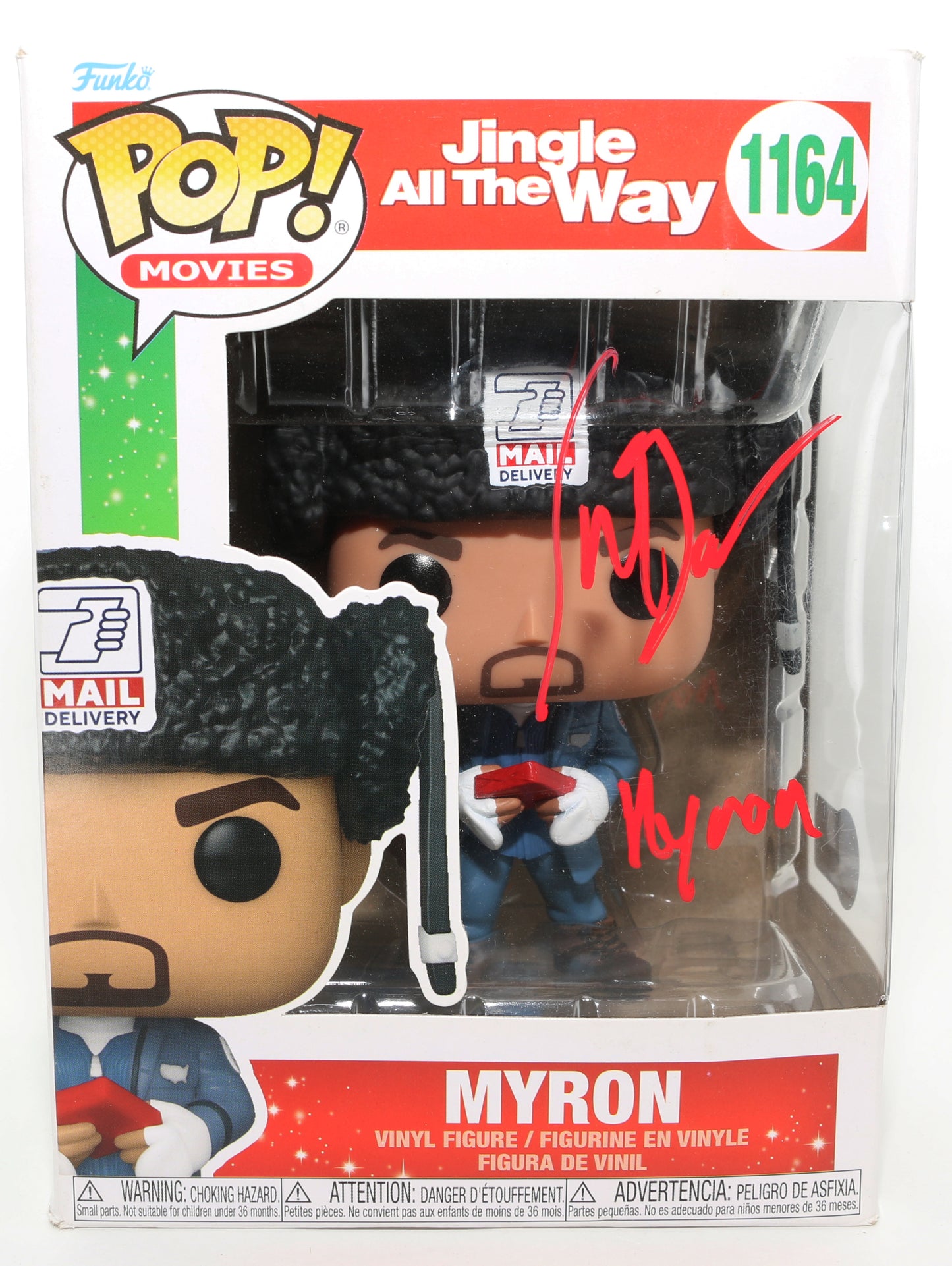 
                  
                    Sinbad as Myron Larabee in Jingle All the Way (Beckett) Signed Funko POP! #1164 with Character Name
                  
                