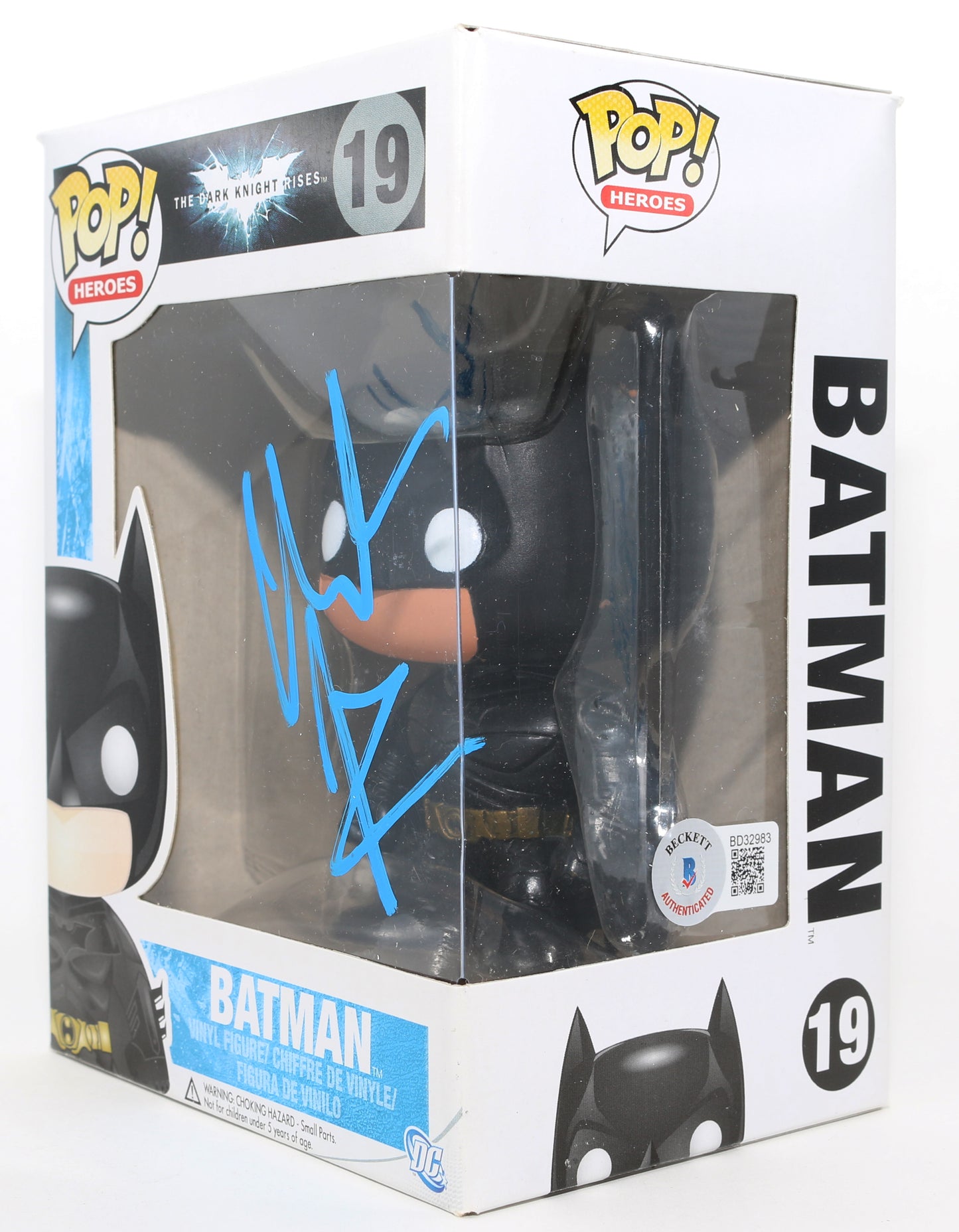 
                  
                    Christian Bale as Batman in The Dark Knight Rises (Beckett) Signed Funko POP! #19
                  
                