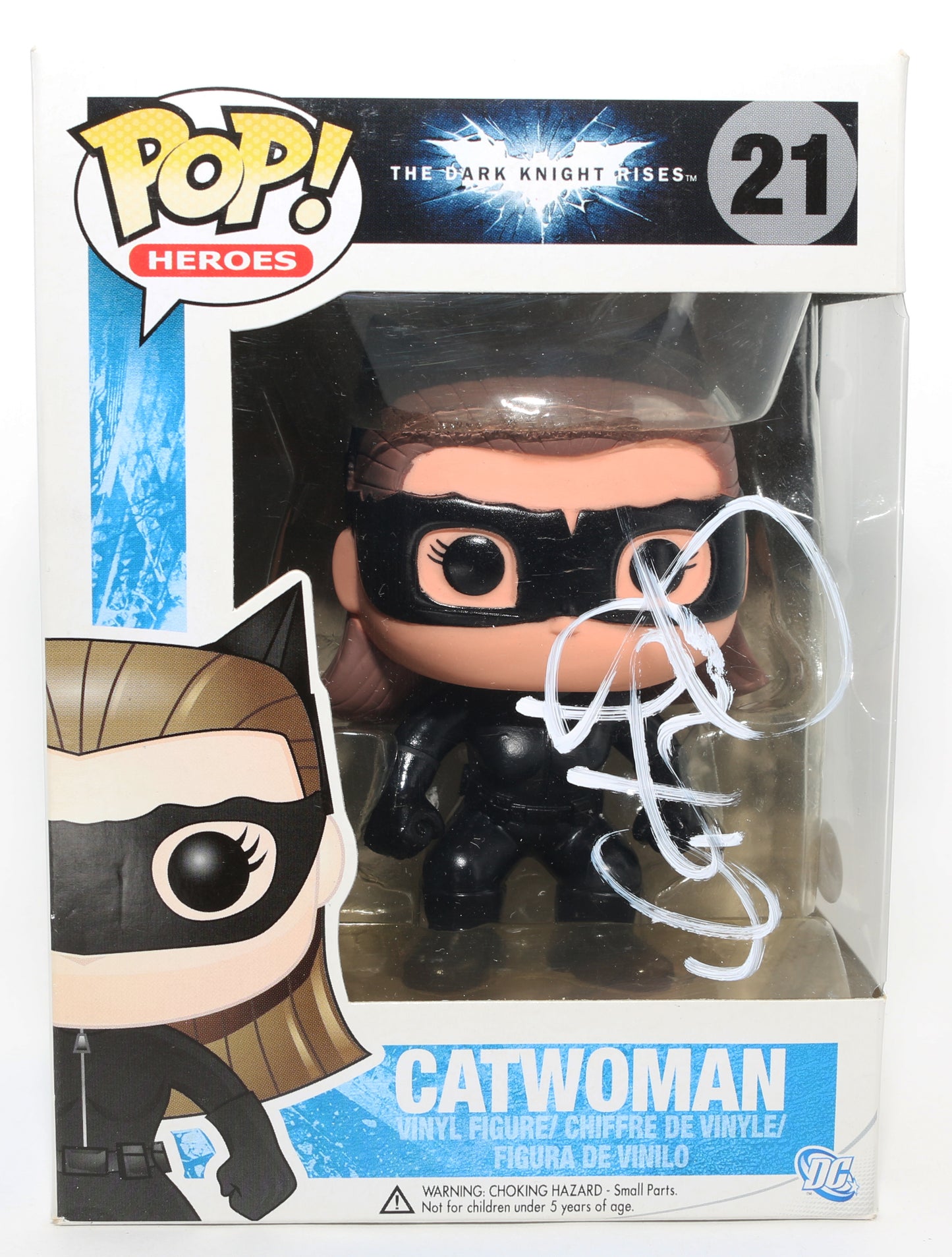 
                  
                    Anne Hathaway as Catwoman in The Dark Knight Rises (JSA) Signed Funko POP! #21
                  
                