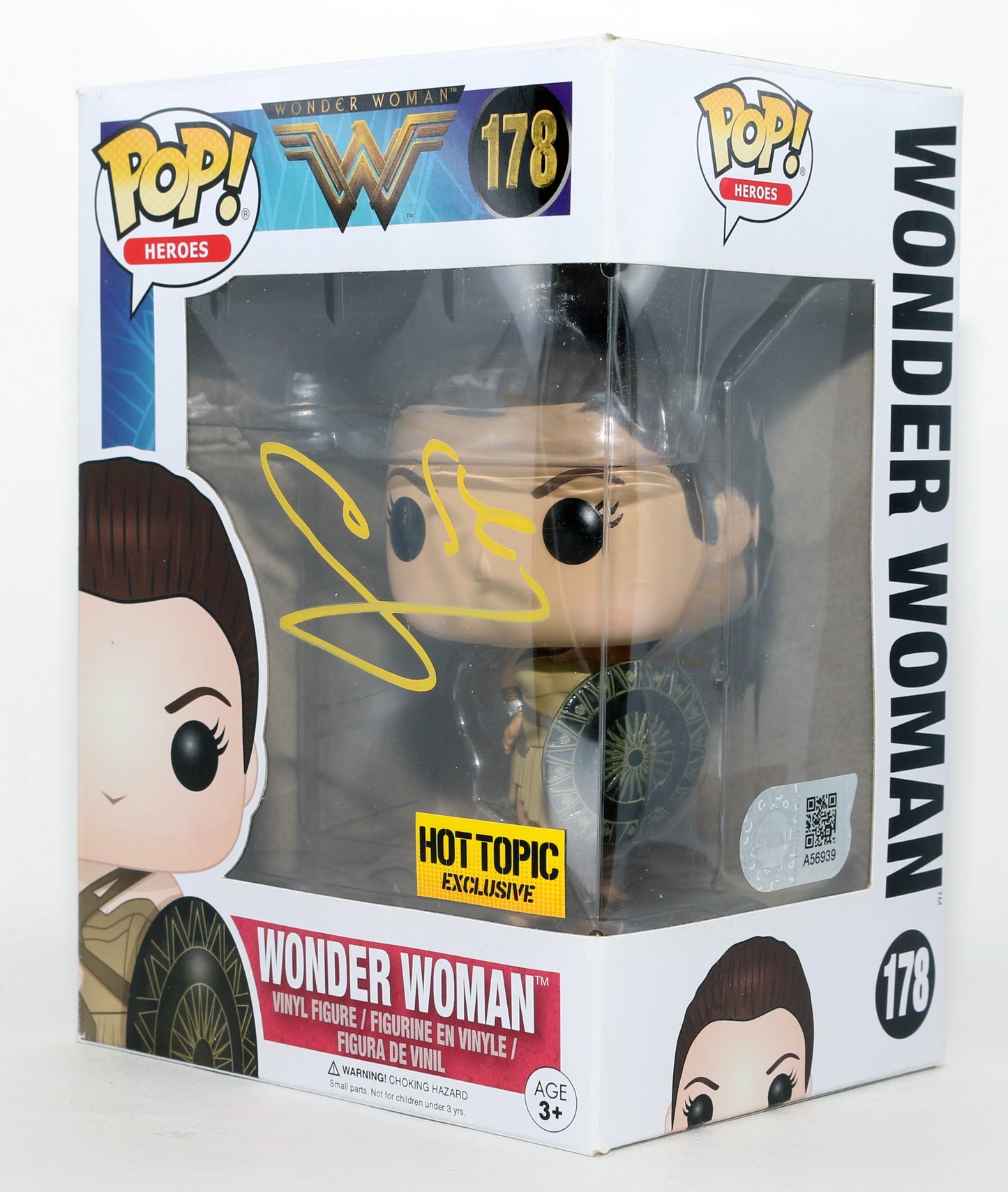 
                  
                    Gal Gadot as Wonder Woman in Wonder Woman Hot Topic Exclusive (SWAU) Signed Funko POP! #178
                  
                