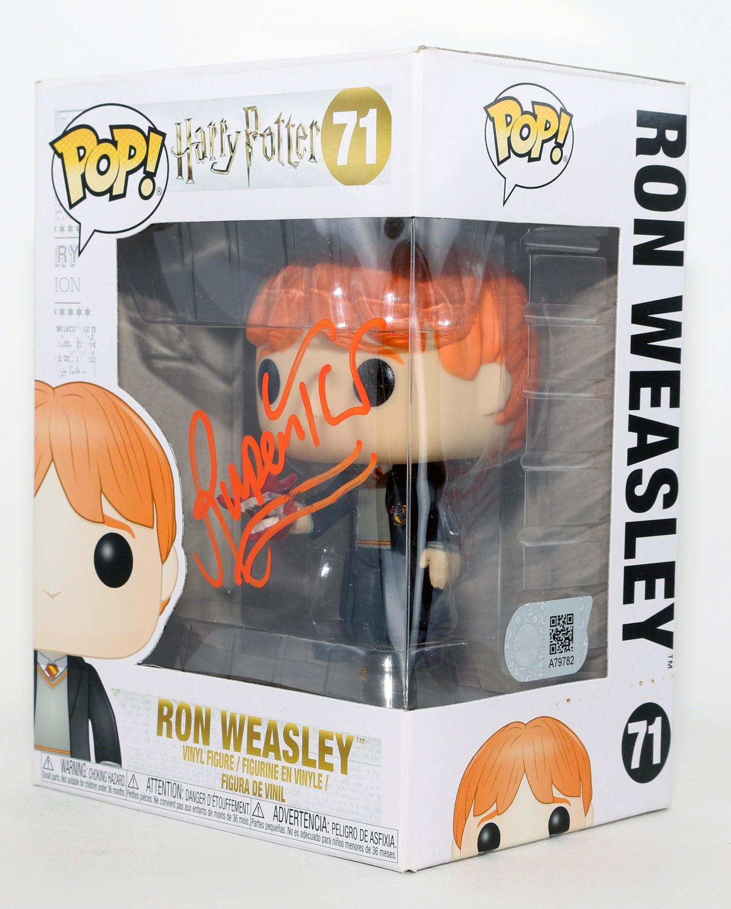
                  
                    Rupert Grint as Ron Weasley in Harry Potter (SWAU) Signed Funko POP! #71
                  
                