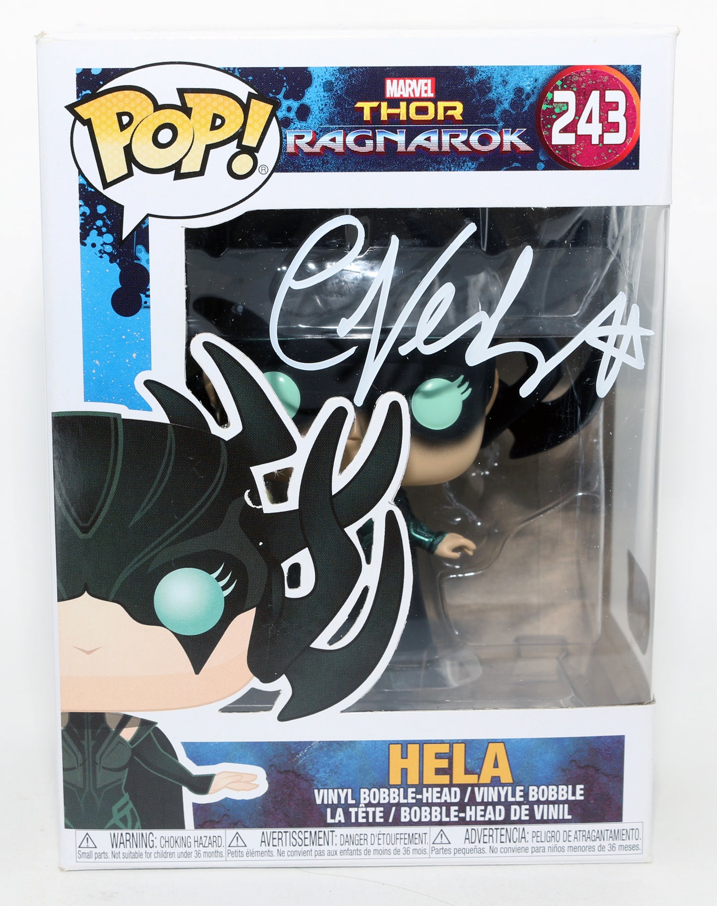 
                  
                    Cate Blanchett as Hela in Thor: Ragnarok (SWAU) Signed Funko POP! #243
                  
                
