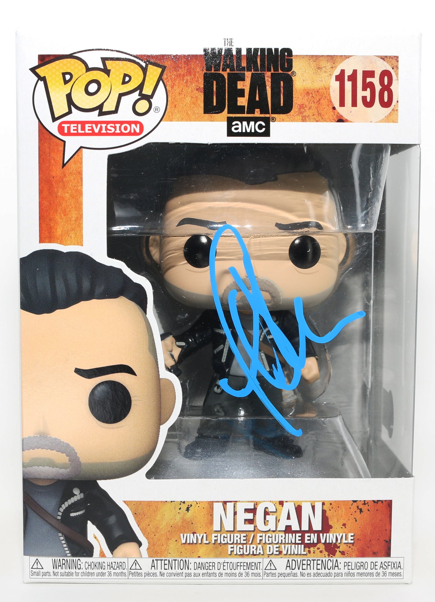 
                  
                    Jeffrey Dean Morgan as Negan in The Walking Dead (Beckett) Signed Funko POP! #1158
                  
                