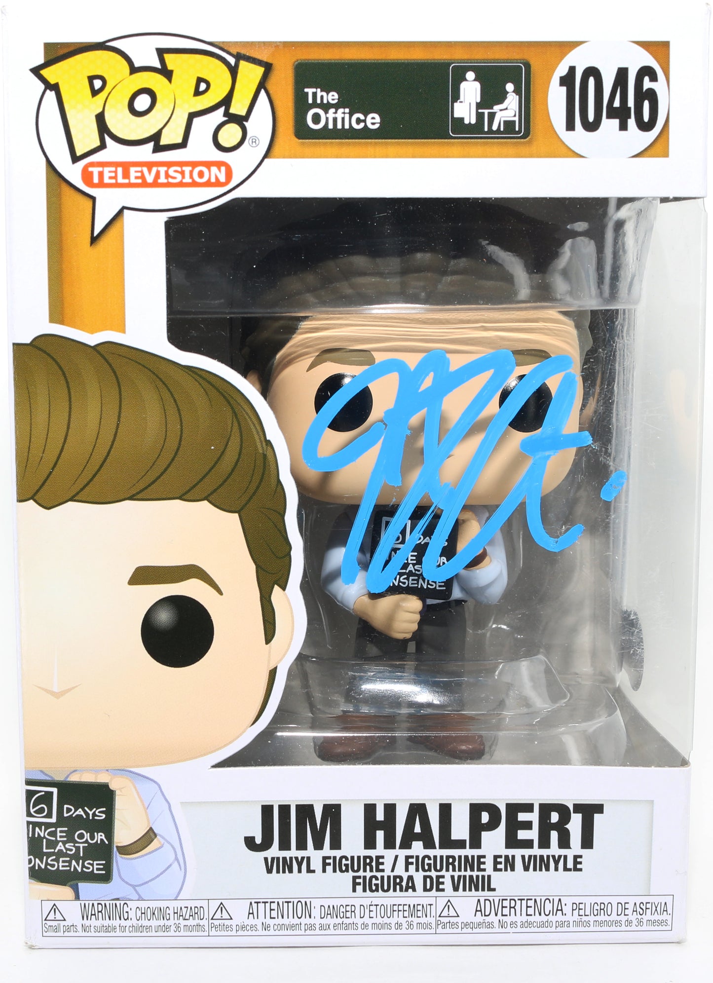 
                  
                    John Krasinski as Jim Halpert [Days Since Our Last Nonsense] in The Office (Beckett) Signed Funko POP! #1046
                  
                