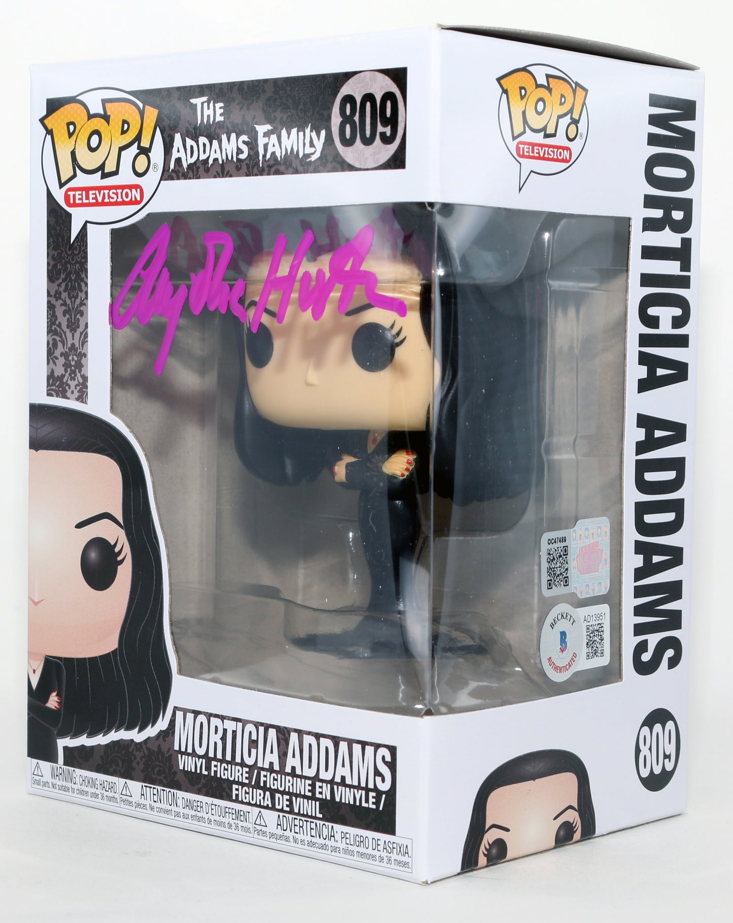 
                  
                    Anjelica Huston as Morticia Addams in The Addams Family (Beckett) Signed Funko POP! #809
                  
                