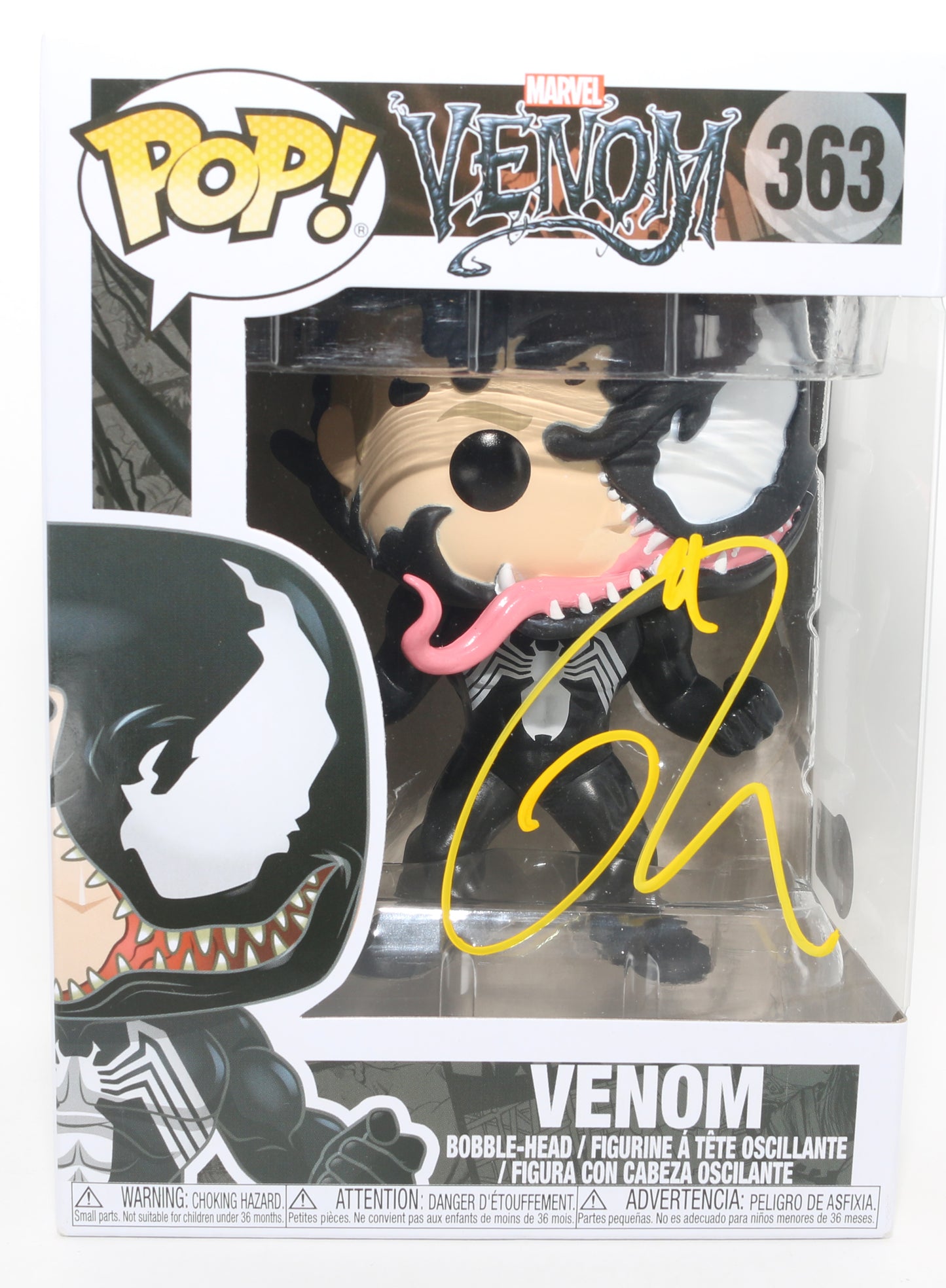 
                  
                    Tom Hardy as Venom in Venom (Beckett) Signed Funko POP! #363
                  
                