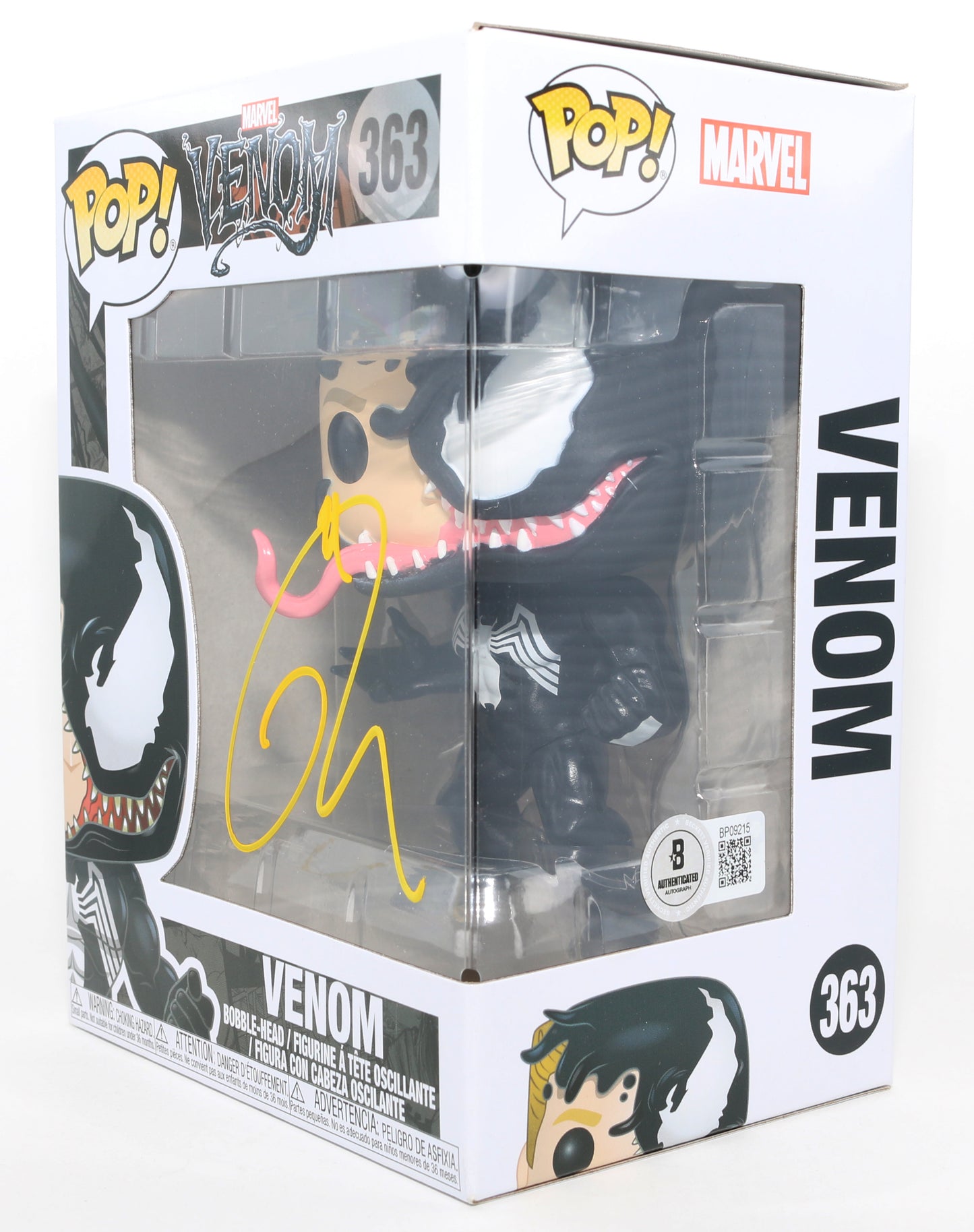 
                  
                    Tom Hardy as Venom in Venom (Beckett) Signed Funko POP! #363
                  
                