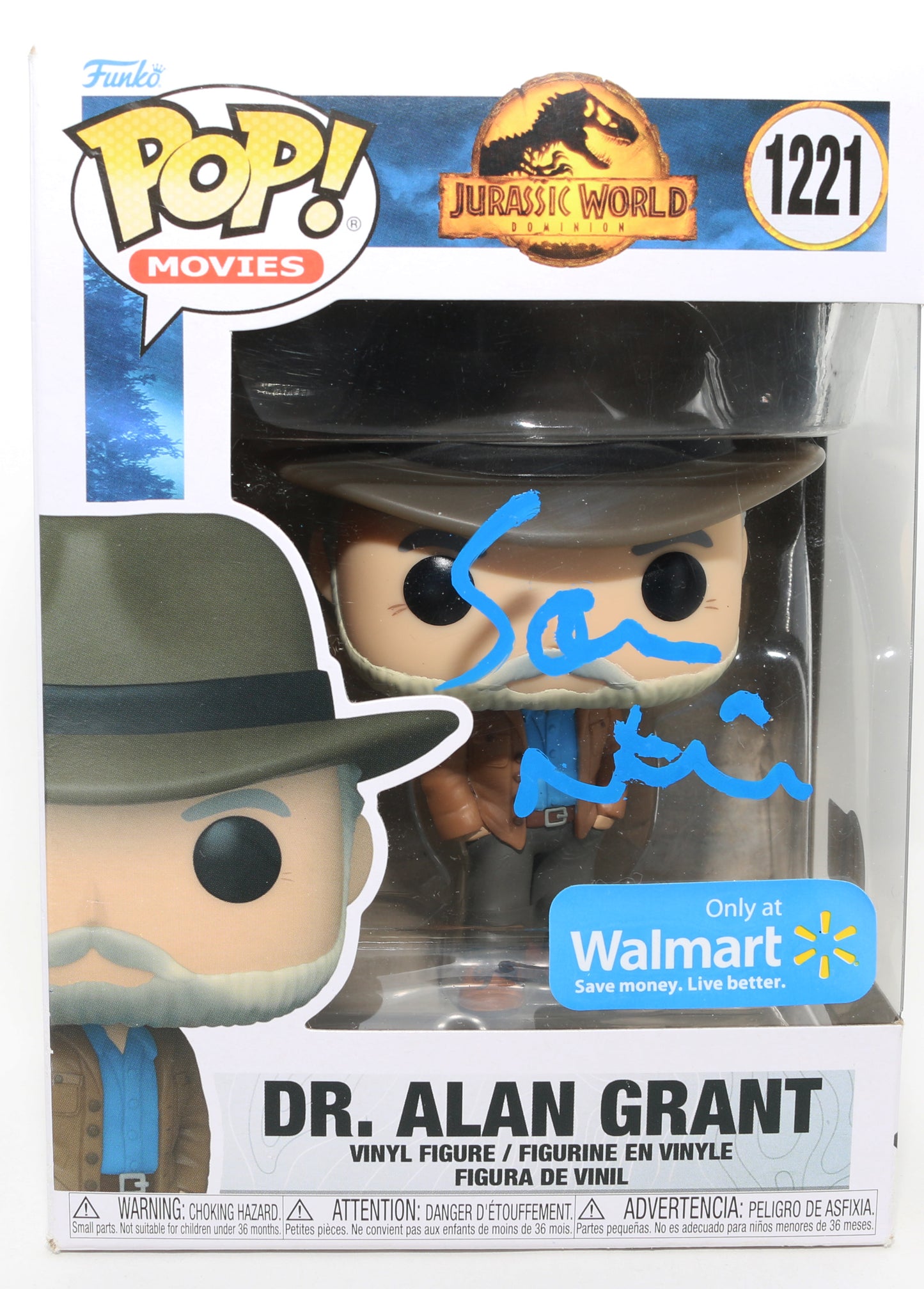 
                  
                    Sam Neill as Dr. Alan Grant in Jurassic World Dominion Walmart Exclusive (Beckett) Signed Funko POP! #1221
                  
                