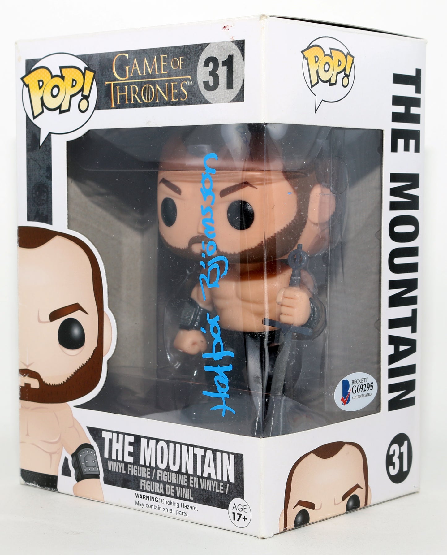 
                  
                    Hafþór Júlíus Björnsson as The Mountain in Game of Thrones (Beckett) Signed Funko POP! #31
                  
                