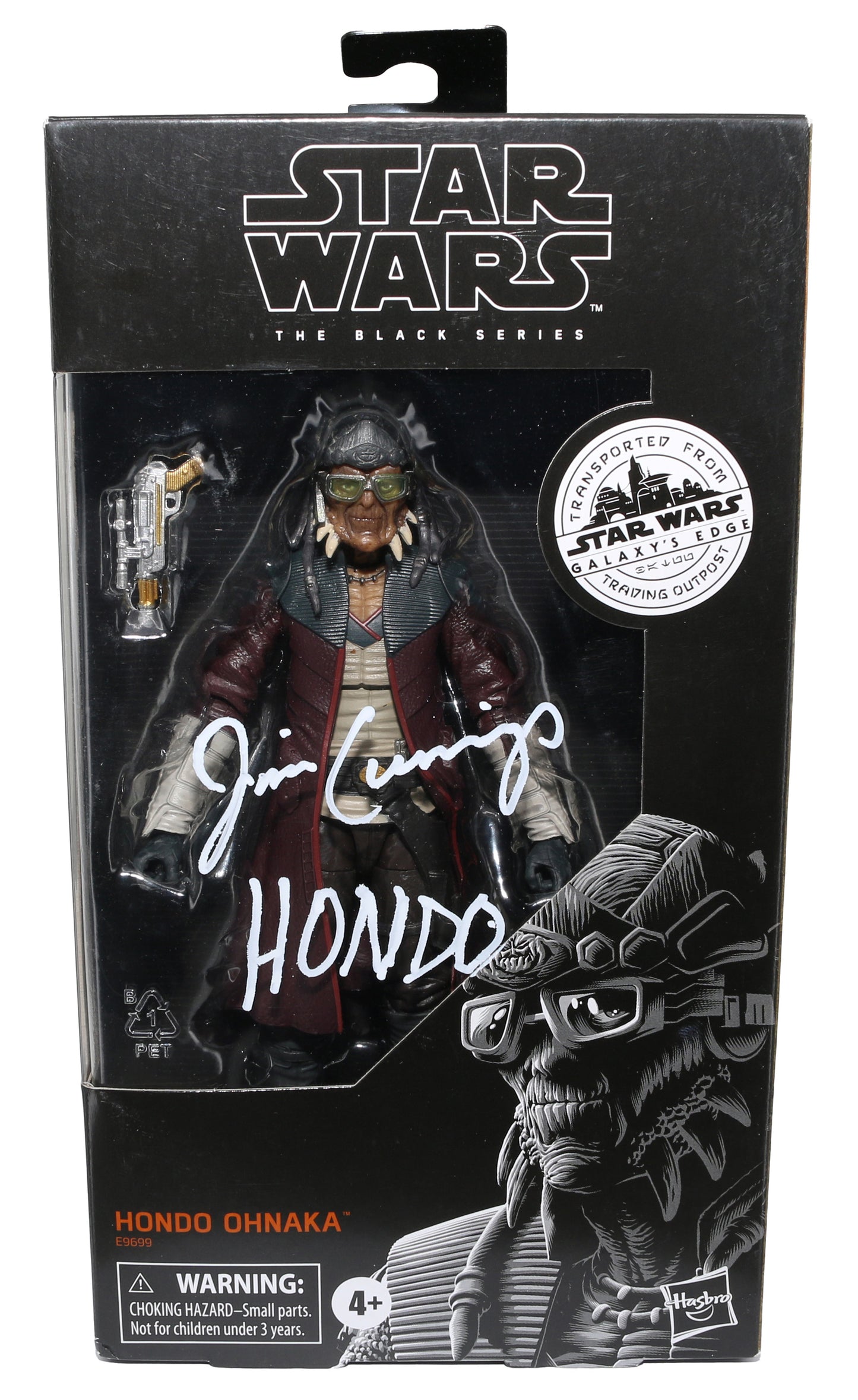 
                  
                    Jim Cummings as Hondo in Star Wars Signed Black Series Figure with Character Name
                  
                