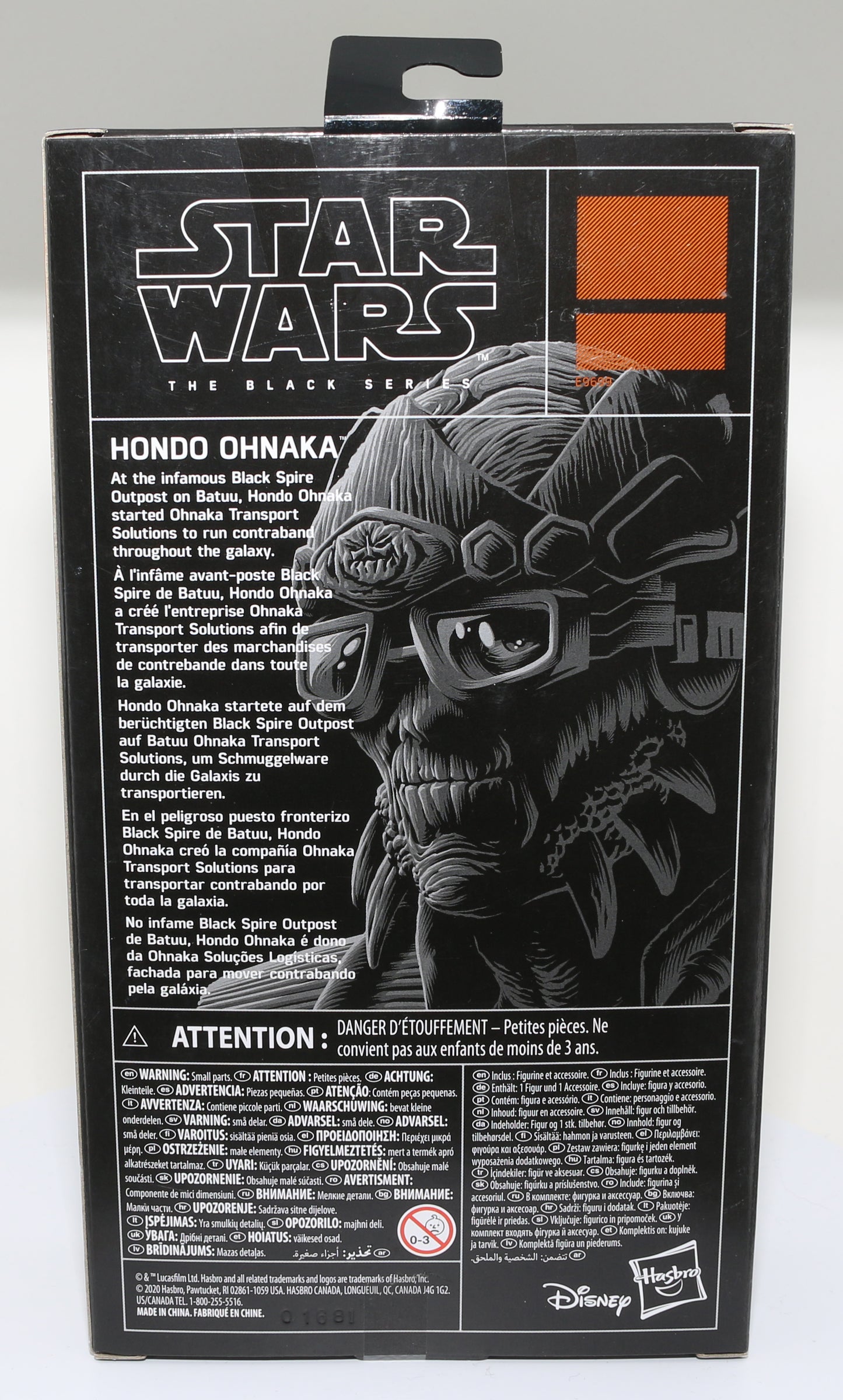 
                  
                    Jim Cummings as Hondo in Star Wars Signed Black Series Figure with Character Name
                  
                