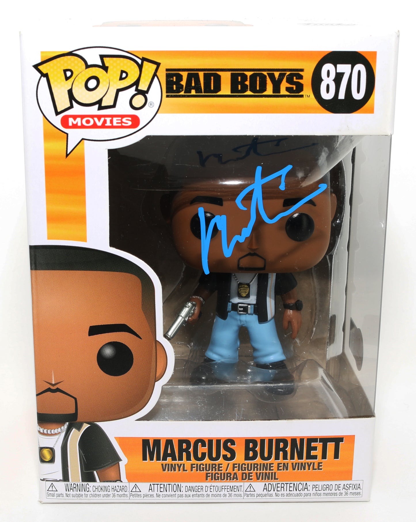 
                  
                    Martin Lawrence as Marcus Burnett in Bad Boys (Beckett) Signed Funko POP! #870
                  
                