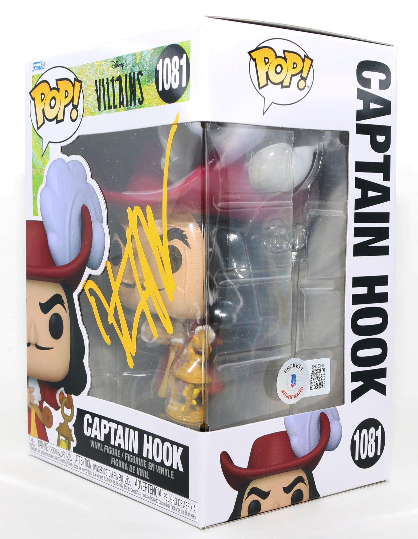 
                  
                    Dustin Hoffman as Captain Hook in Hook (Beckett) Signed Funko POP! #1081
                  
                