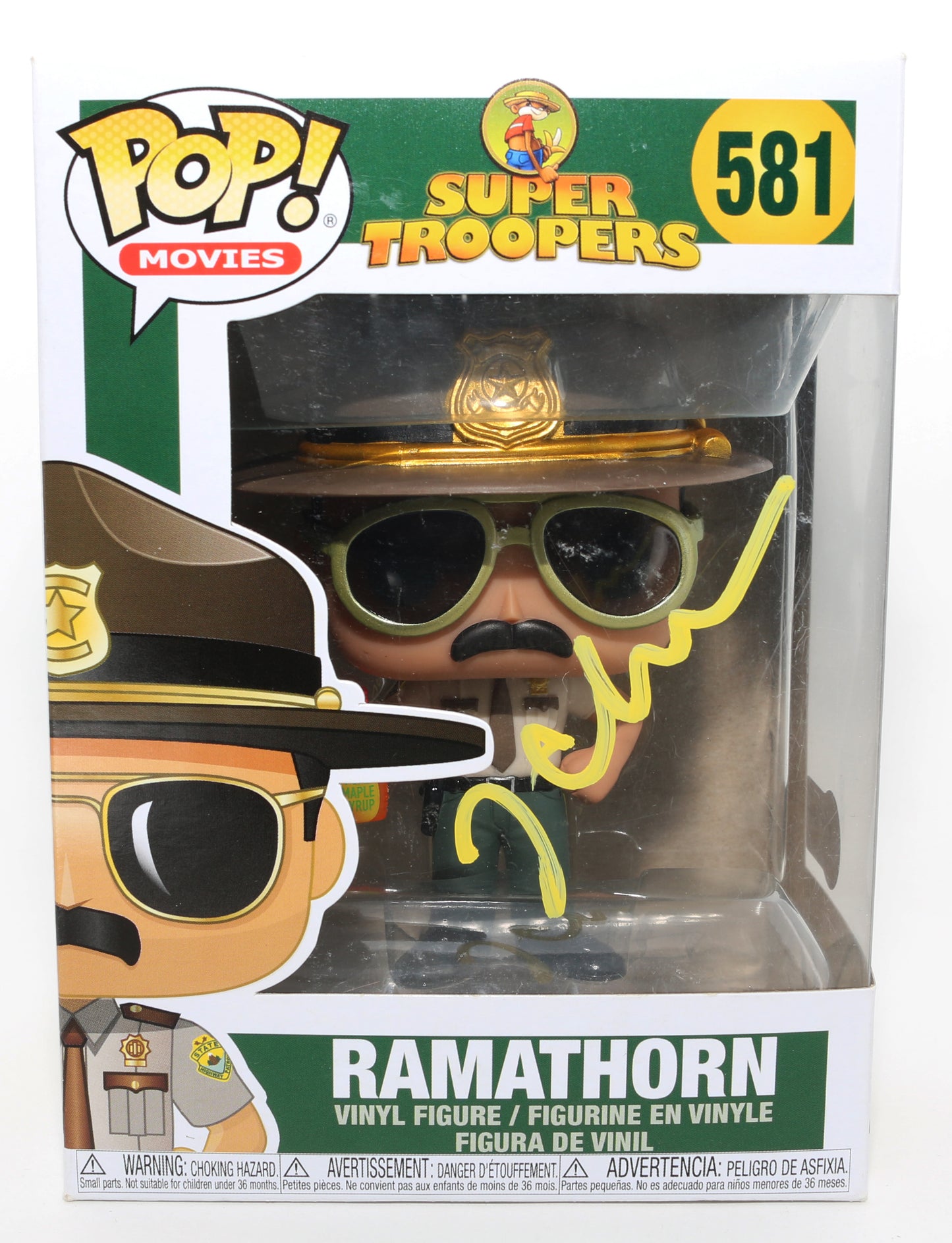 
                  
                    Jay Chandrasekhar as Arcot "Thorny" Ramathorn (Beckett) Signed Funko POP! #581
                  
                