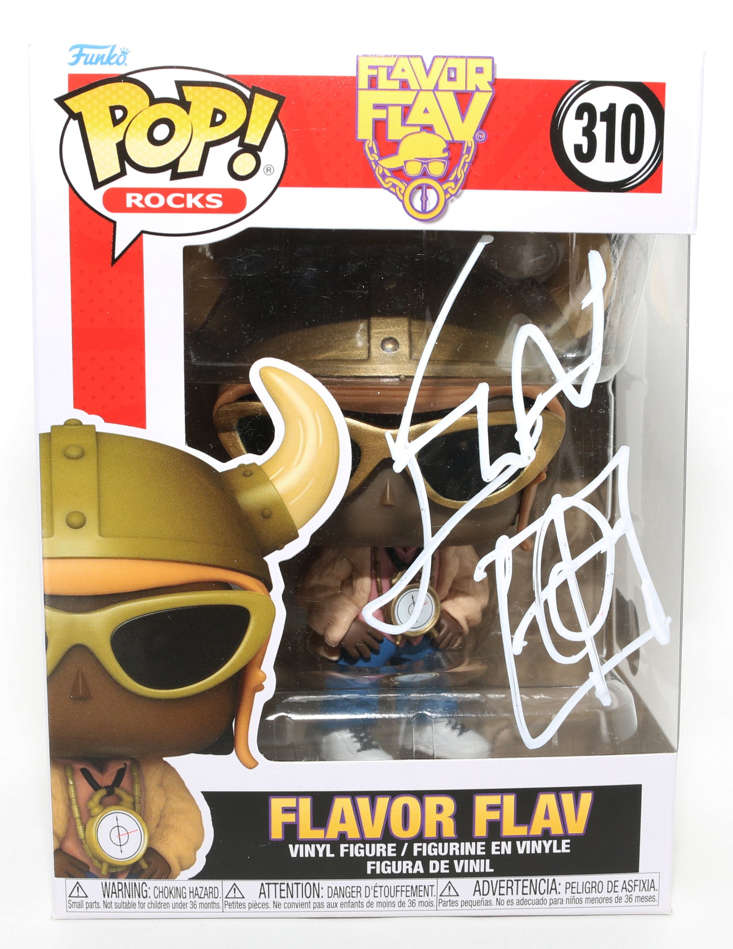 
                  
                    Flavor Flav Rapper & Musician (Beckett) Signed Funko POP! #310
                  
                