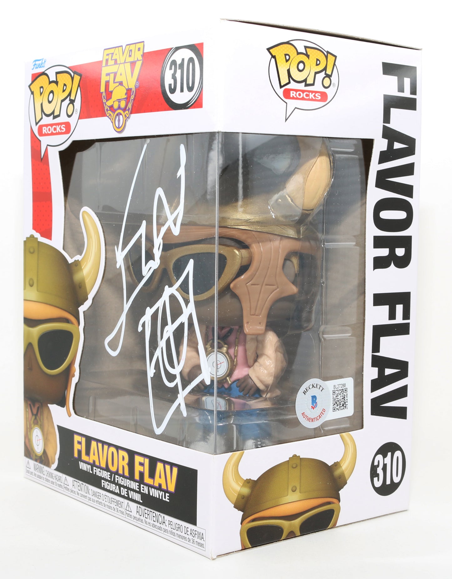 
                  
                    Flavor Flav Rapper & Musician (Beckett) Signed Funko POP! #310
                  
                