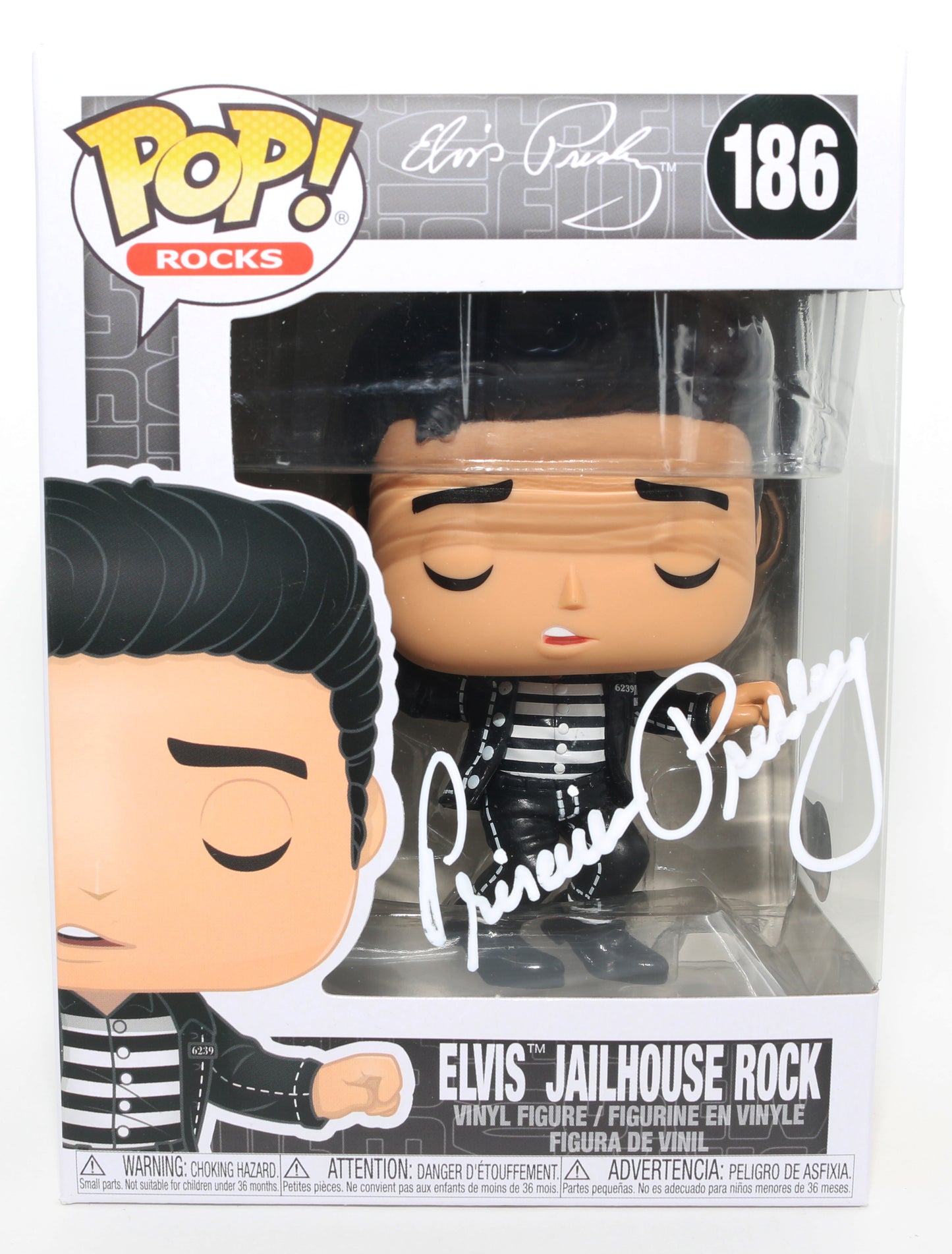 
                  
                    Priscilla Presley Wife of Elvis Presley (Beckett) Signed Funko POP! #186
                  
                
