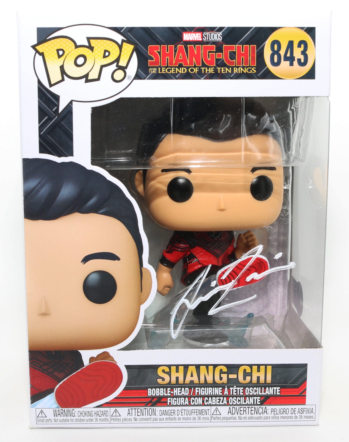 
                  
                    Simu Liu as Shang-Chi in Shang-Chi & the Legend of the Ten Rings (Beckett) Signed Funko POP! #843
                  
                