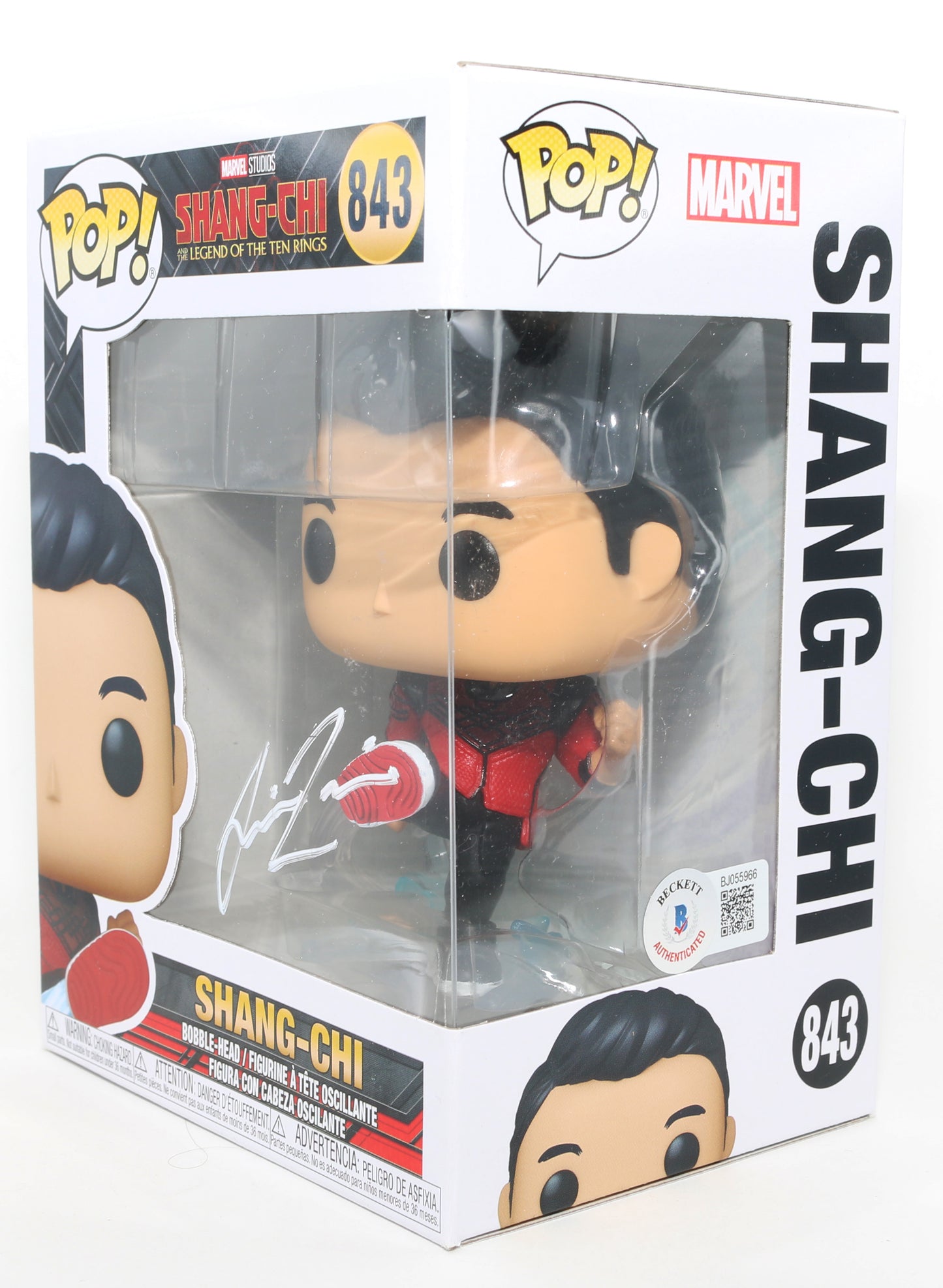 
                  
                    Simu Liu as Shang-Chi in Shang-Chi & the Legend of the Ten Rings (Beckett) Signed Funko POP! #843
                  
                