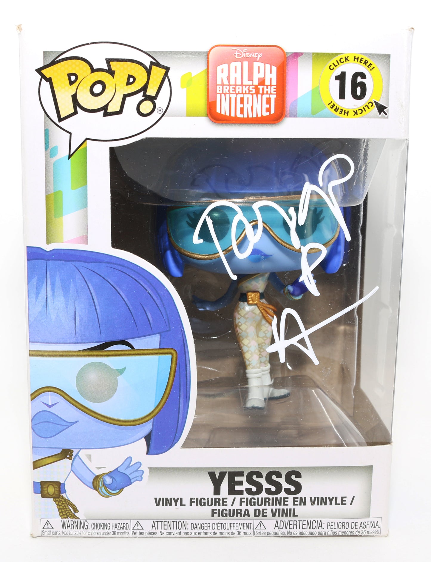 
                  
                    Taraji P. Henson as Yesss in Ralph Breaks the Internet Signed Funko POP! #16
                  
                