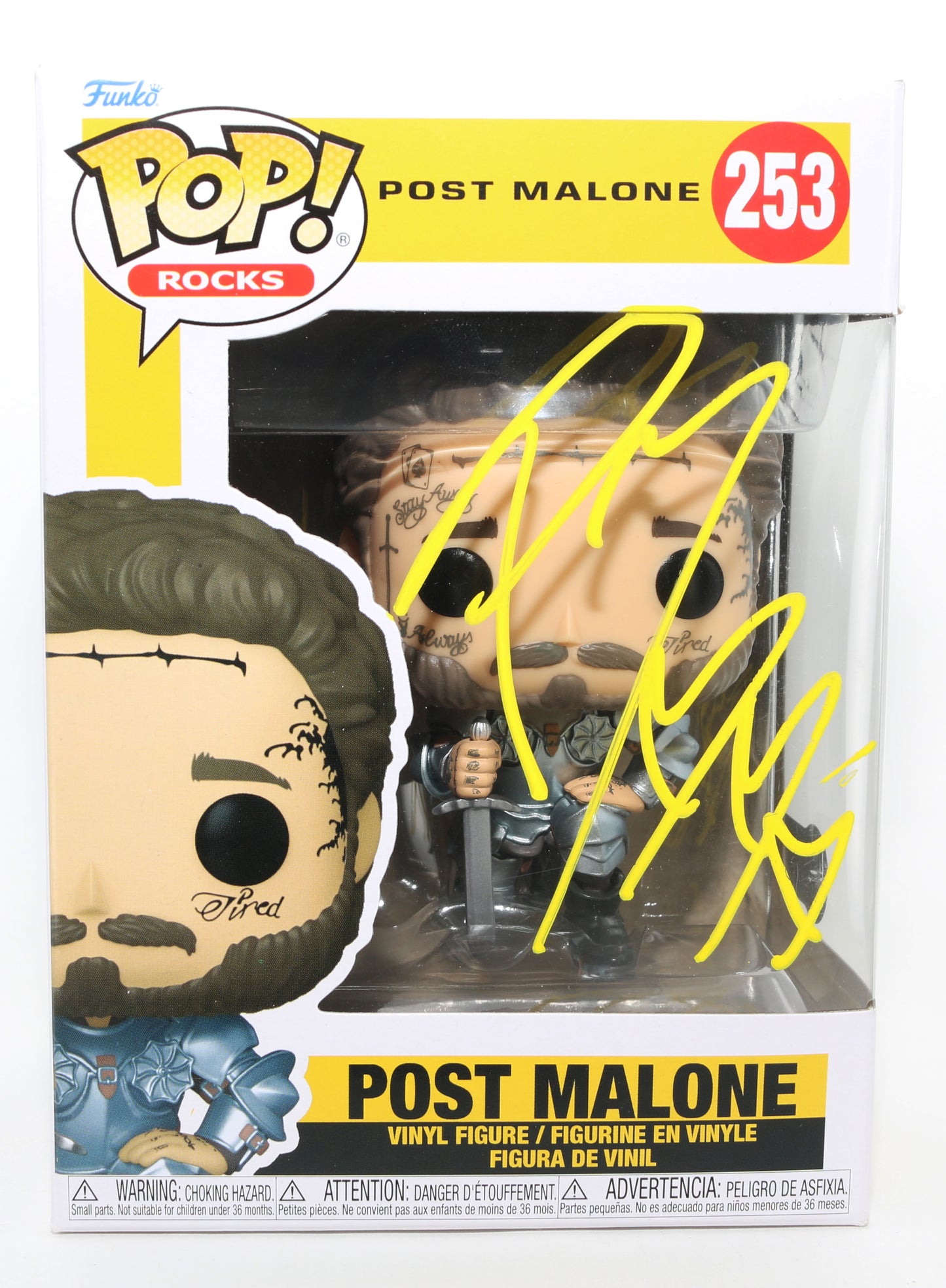 
                  
                    Post Malone Singer & Songwriter (Beckett) Signed Funko POP! #253
                  
                