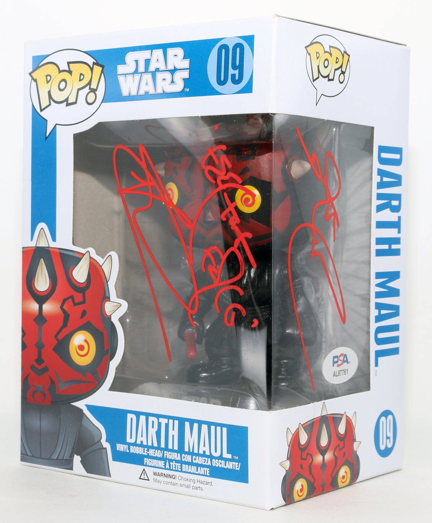 
                  
                    Ray Park as Darth Maul in Star Wars Episode 1: The Phantom Menace (PSA) Signed Funko POP! #09
                  
                