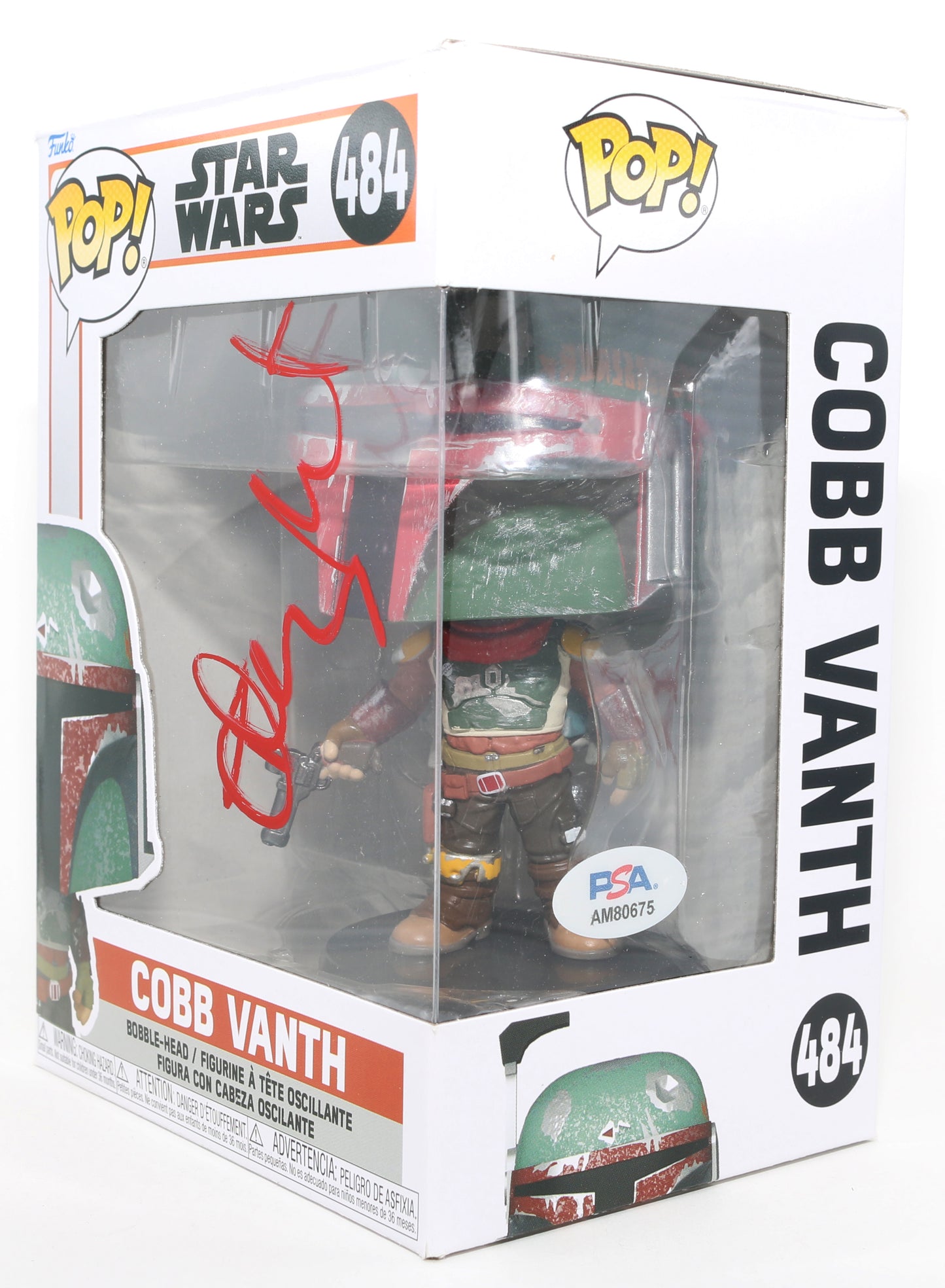 
                  
                    Timothy Olyphant as Cobb Vanth in Star Wars: The Book of Boba Fett (PSA) Signed Funko POP! #484
                  
                