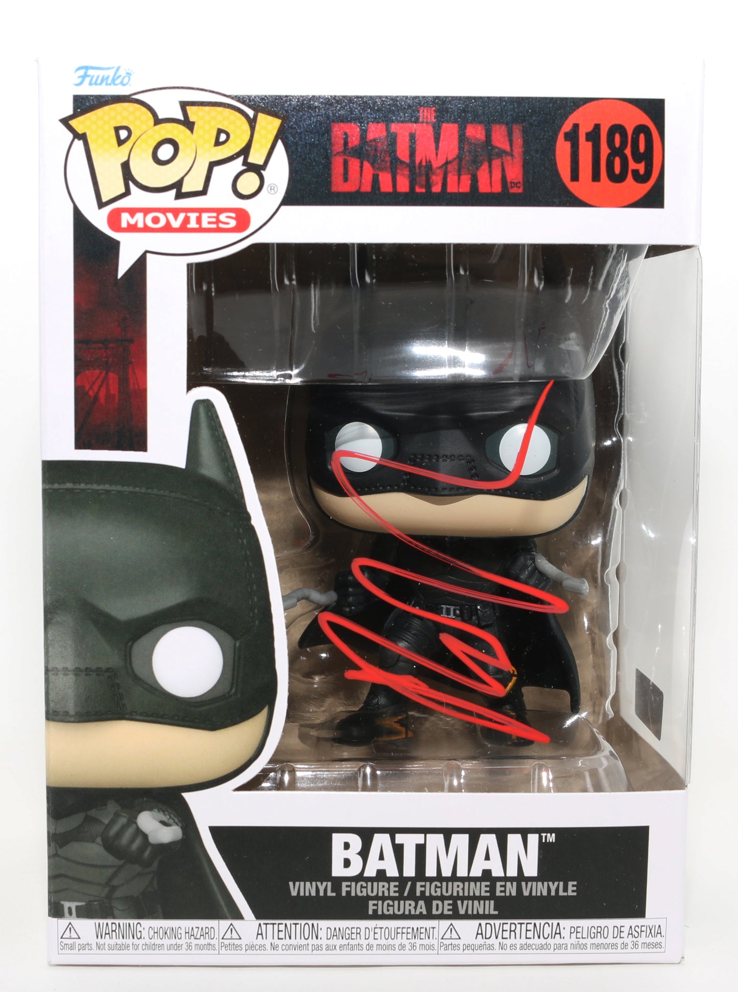 
                  
                    Robert Pattinson as Batman in The Batman (Celebrity Authentics) Signed Funko POP! #1189
                  
                