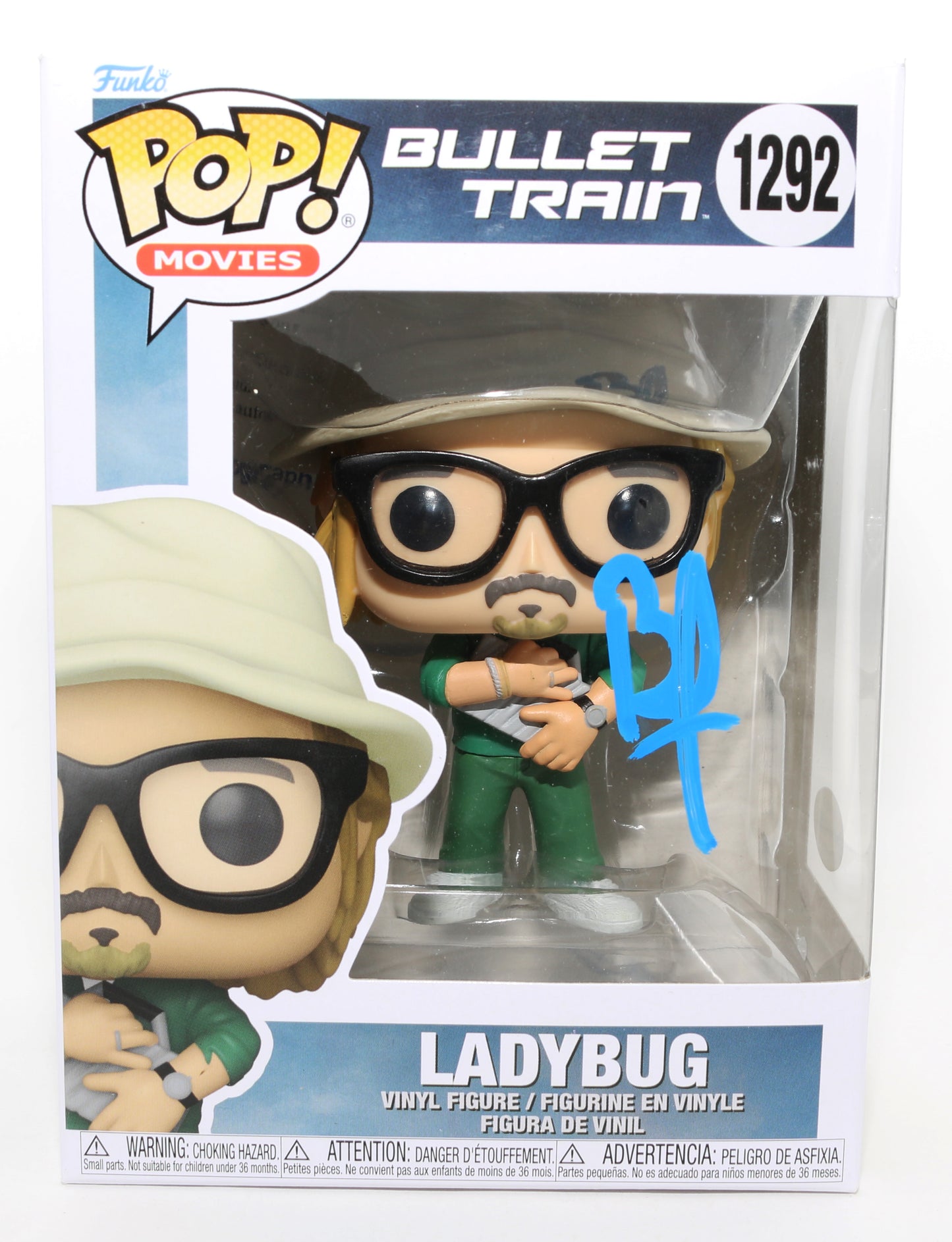 
                  
                    Brad Pitt as Ladybug [With Hat] in Bullet Train (ACOA) Signed Funko POP! #1292
                  
                