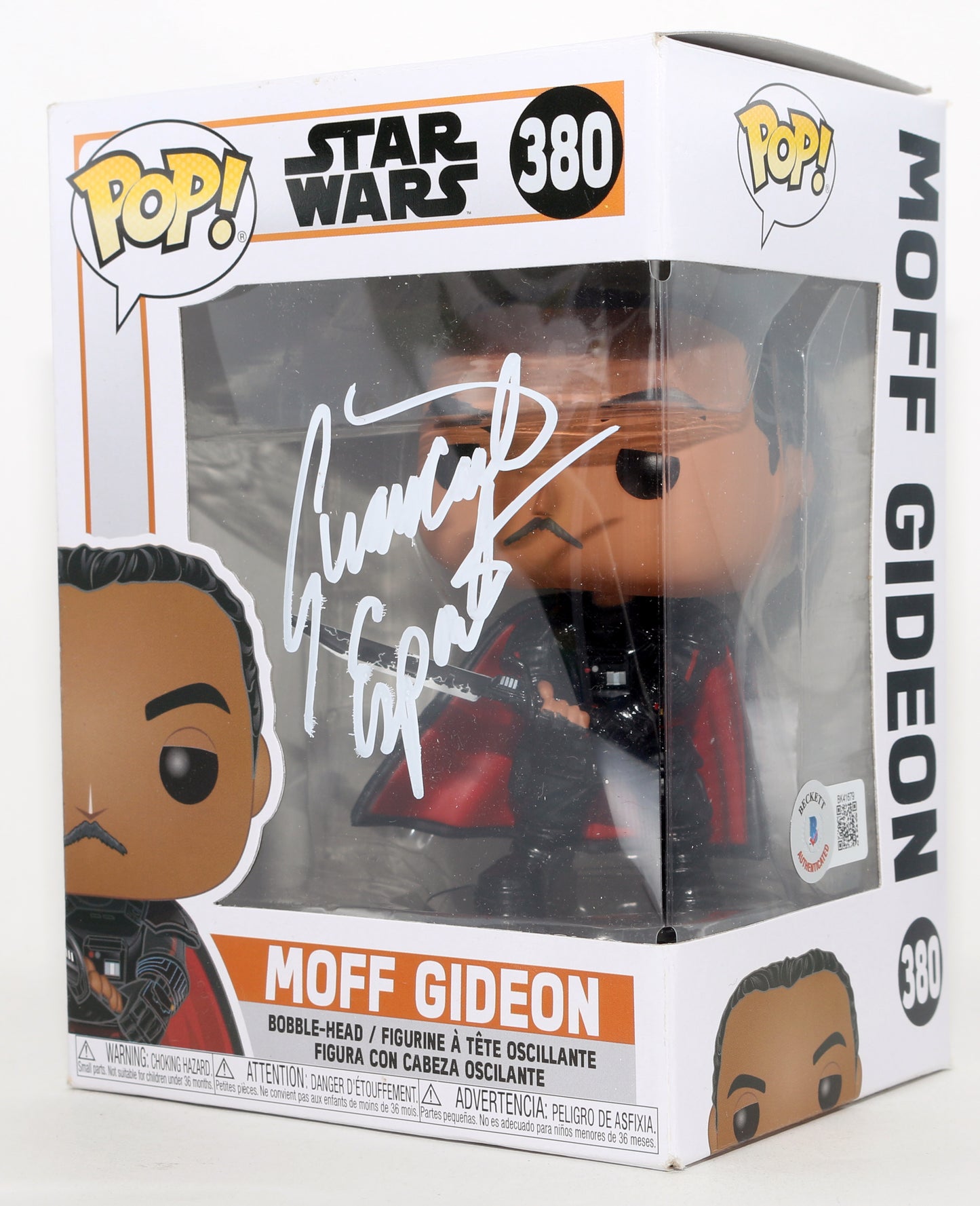 
                  
                    Giancarlo Esposito as Moff Gideon in Star Wars: The Mandalorian (Beckett) Signed Funko POP! #380
                  
                