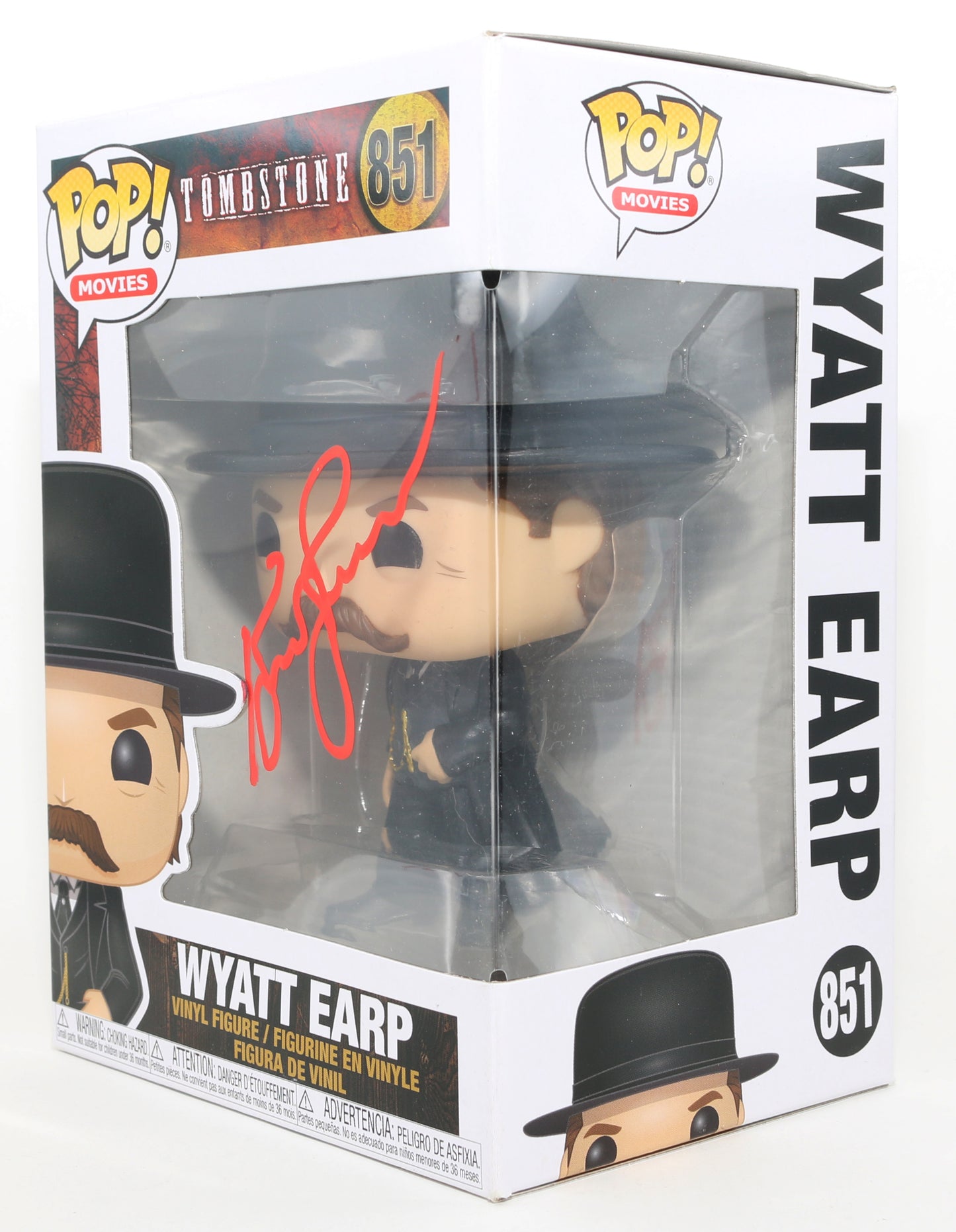 
                  
                    Kurt Russell as Wyatt Earp in Tombstone Signed Funko POP! #851
                  
                