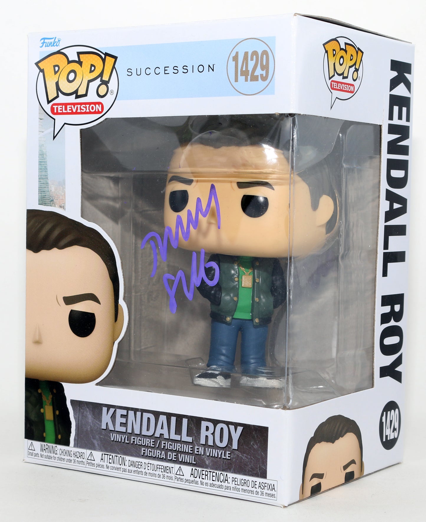 
                  
                    Jeremy Strong as Kendall Roy in Succession Signed Funko POP! #1429
                  
                