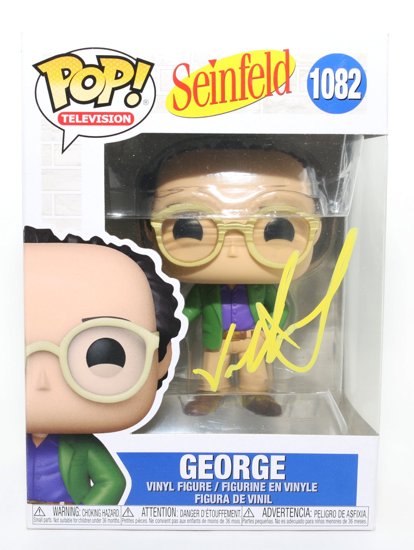 
                  
                    Jason Alexander as George Costanza in Seinfeld Signed Funko POP! #1082
                  
                