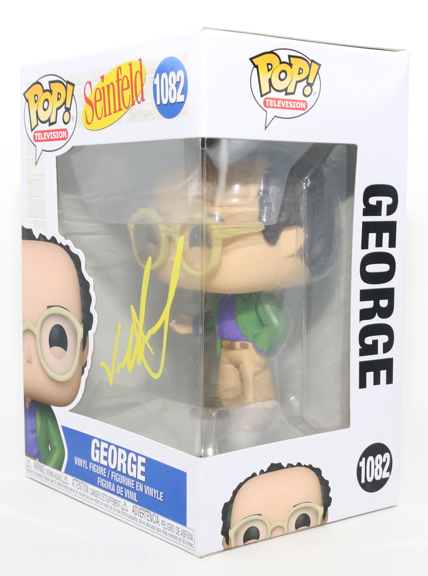
                  
                    Jason Alexander as George Costanza in Seinfeld Signed Funko POP! #1082
                  
                