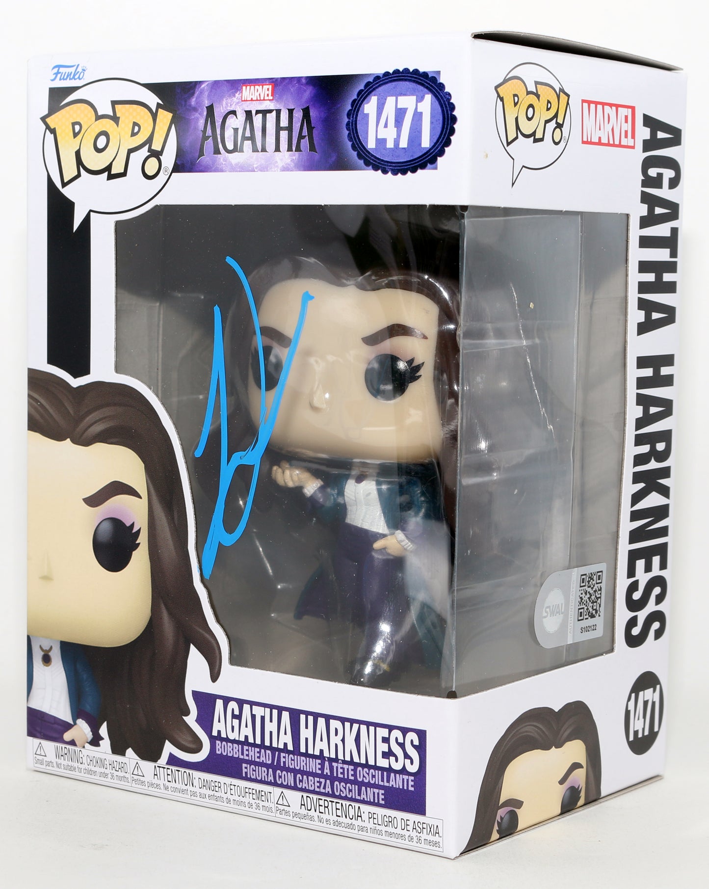 
                  
                    Kathryn Hahn as Agatha Harkness in Agatha All Along (SWAU) Signed Funko POP! #1471
                  
                