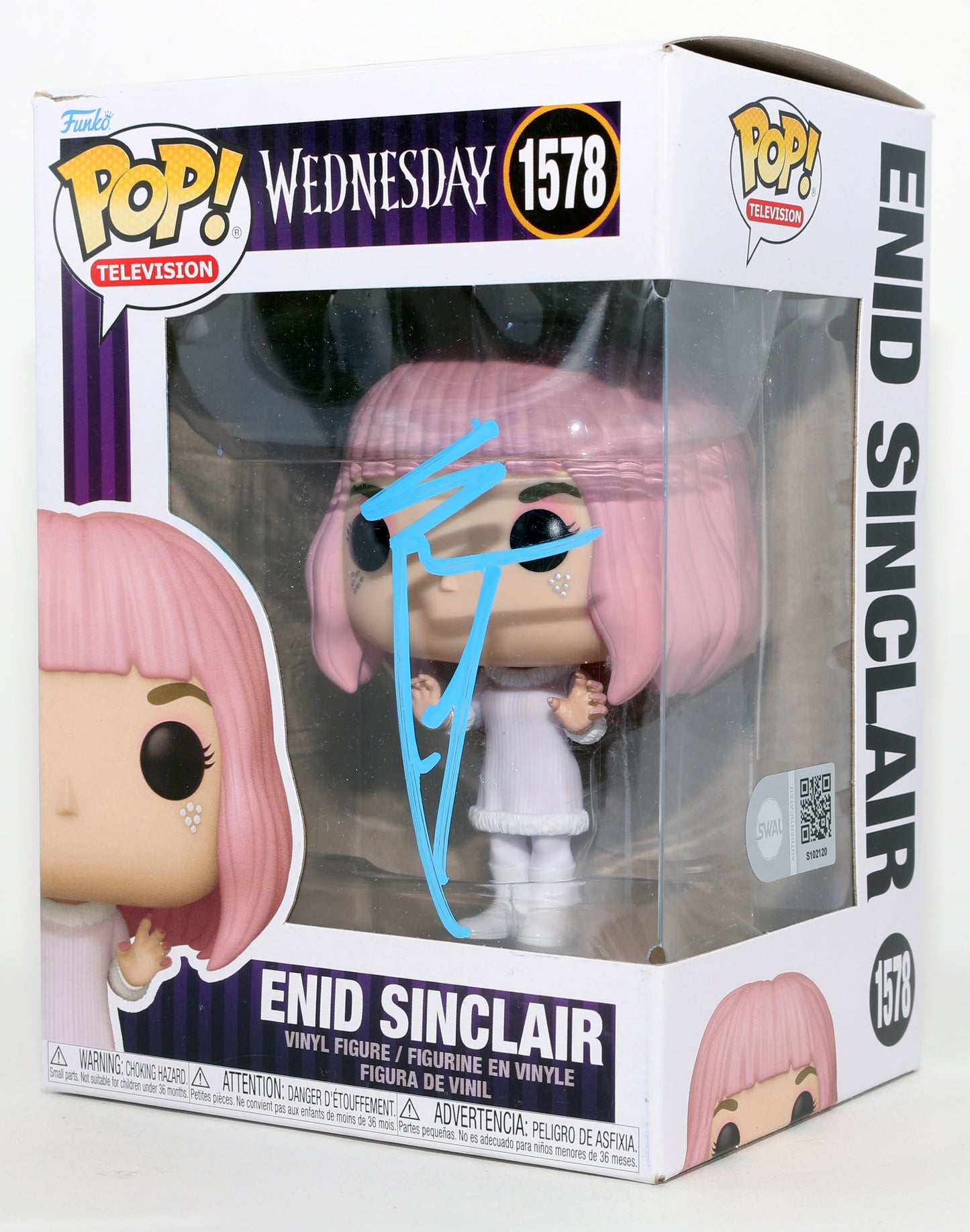 
                  
                    Emma Myers as Enid Sinclair in Wednesday (SWAU) Signed Funko POP! #1578
                  
                