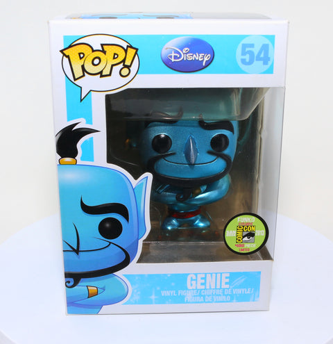 Genie from Disney's Aladdin 2013 San Diego Comic Con Exclusive Limited to 480 Pieces Metallic Funko POP! #54 - Grail